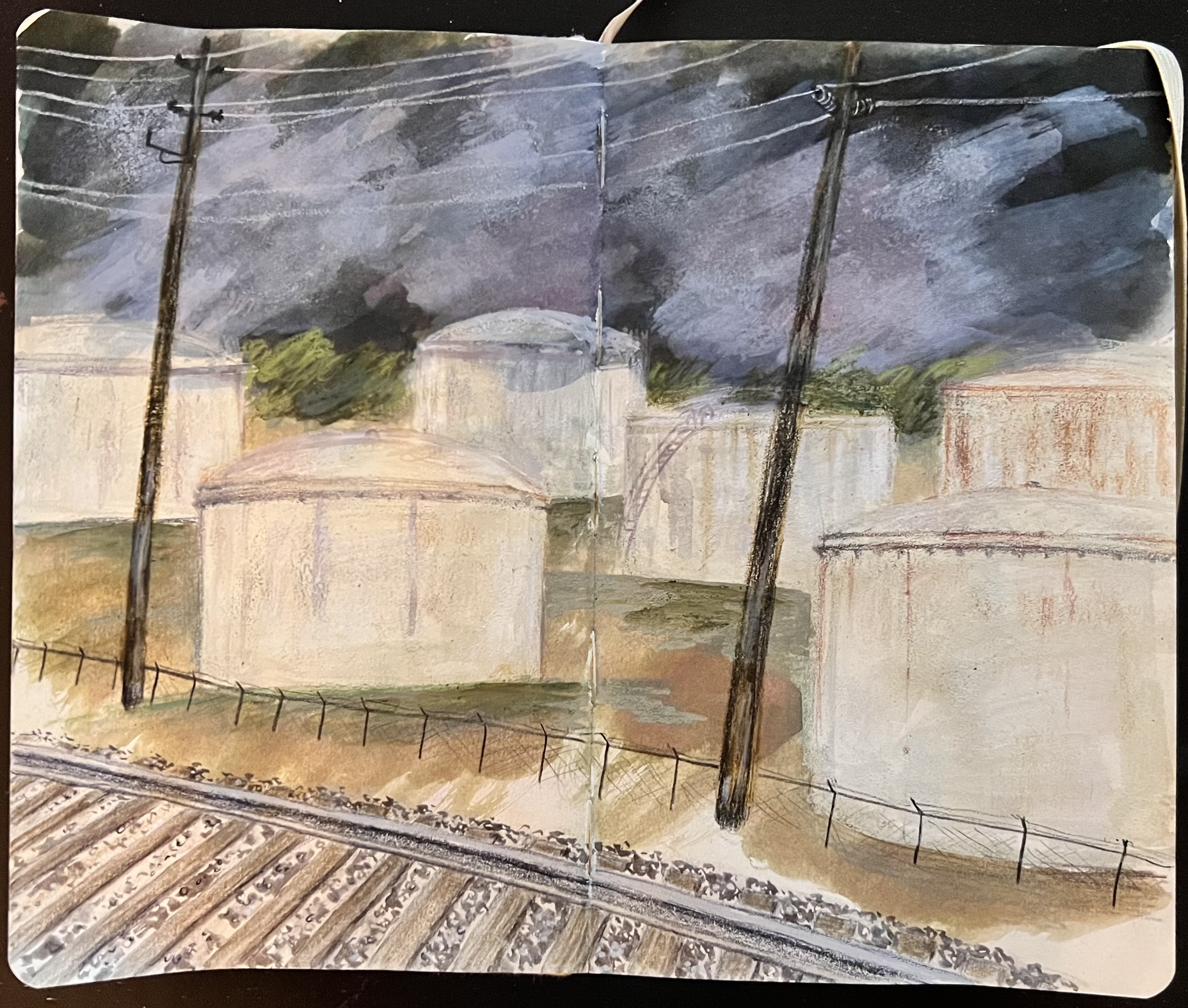 mixed media on paper