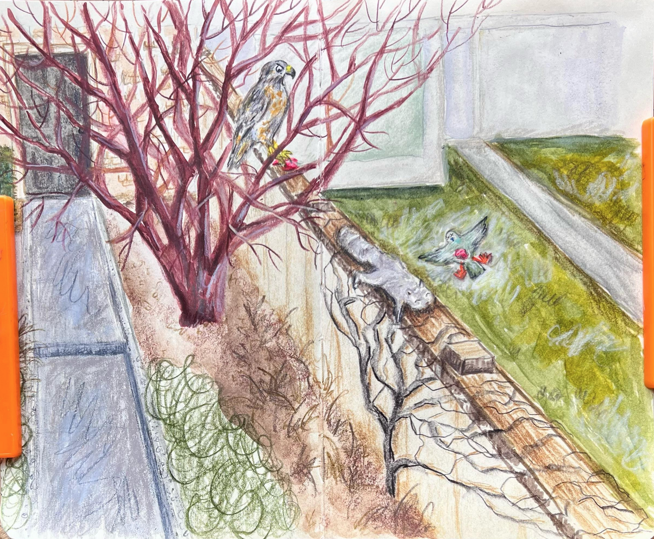 mixed media on paper