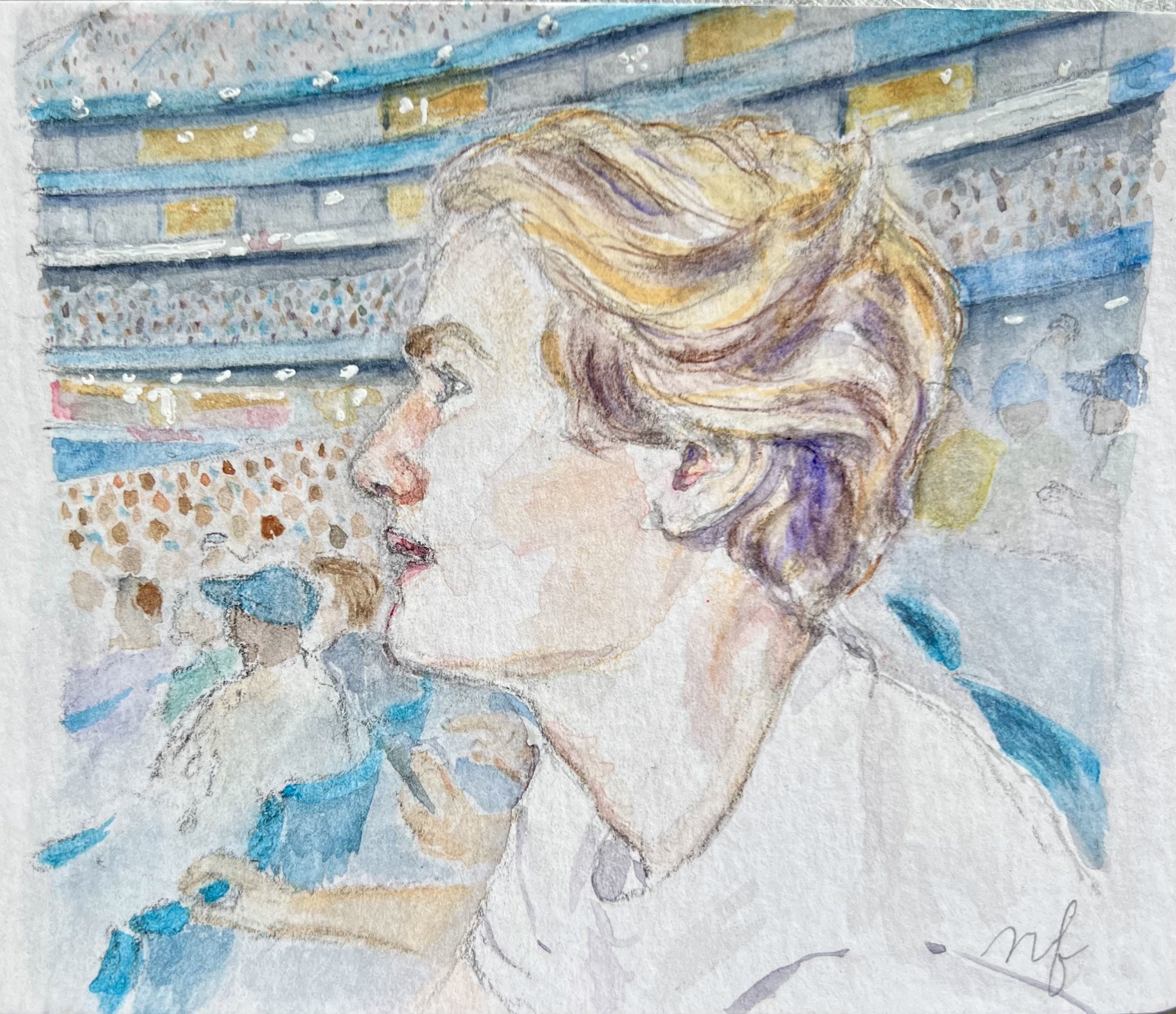 watercolour on paper