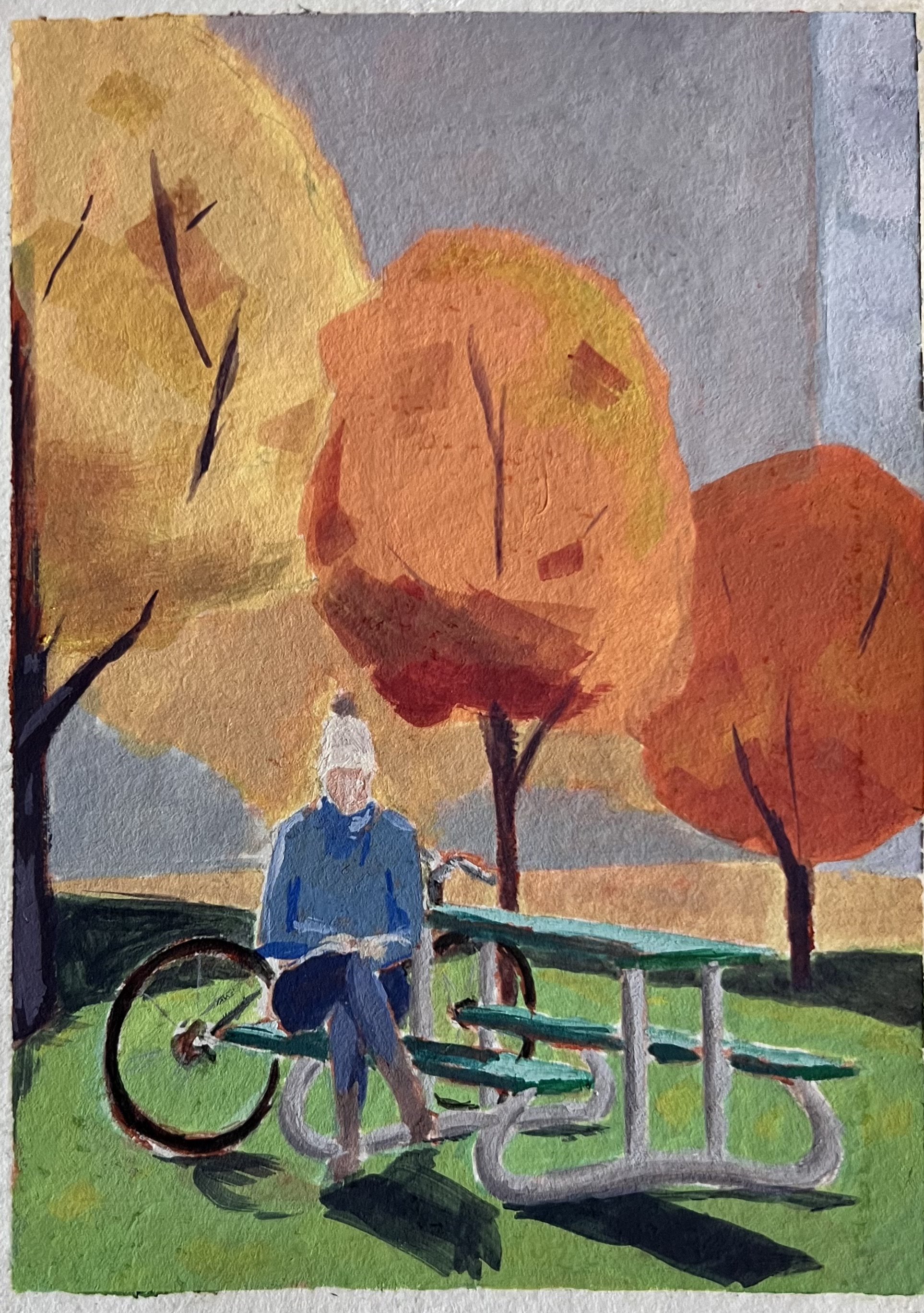gouache on paper