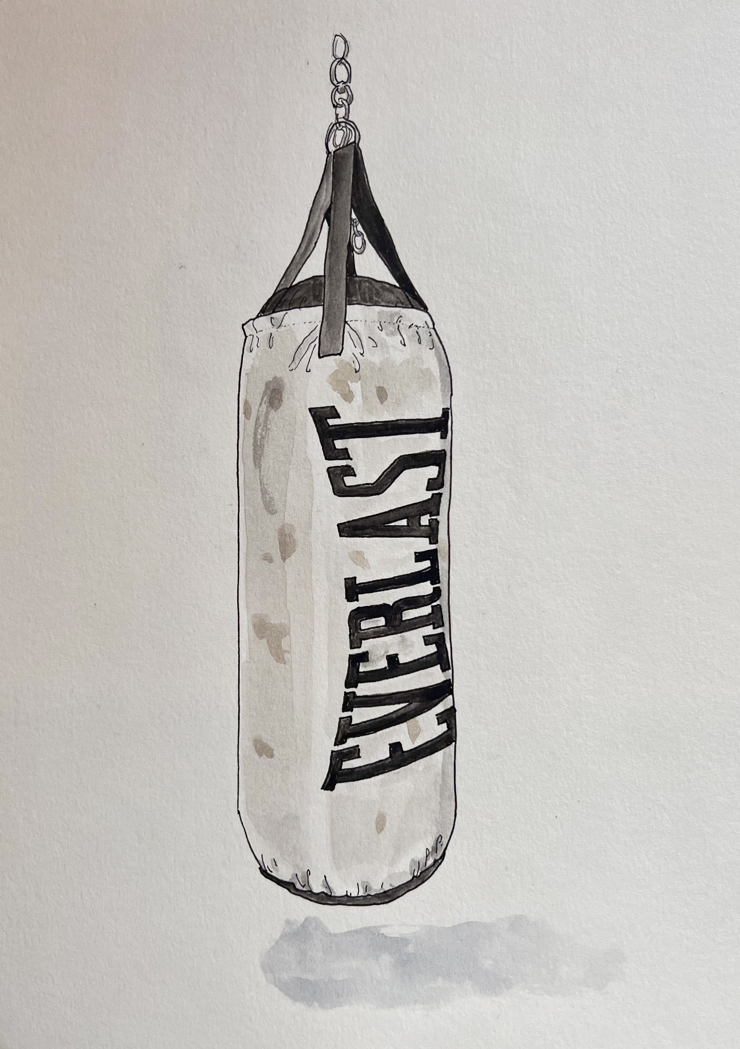watercolour & ink on paper