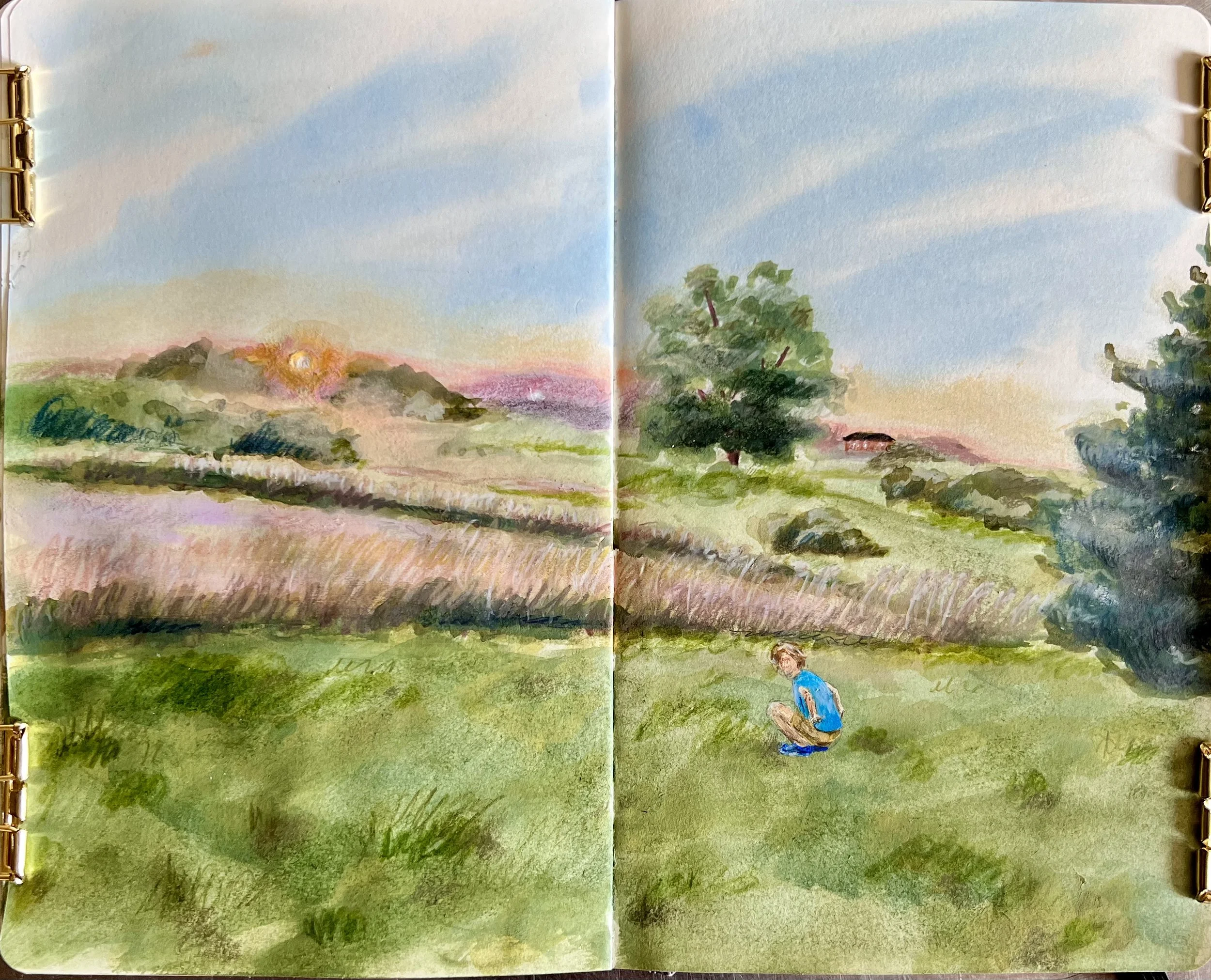 mixed media on paper