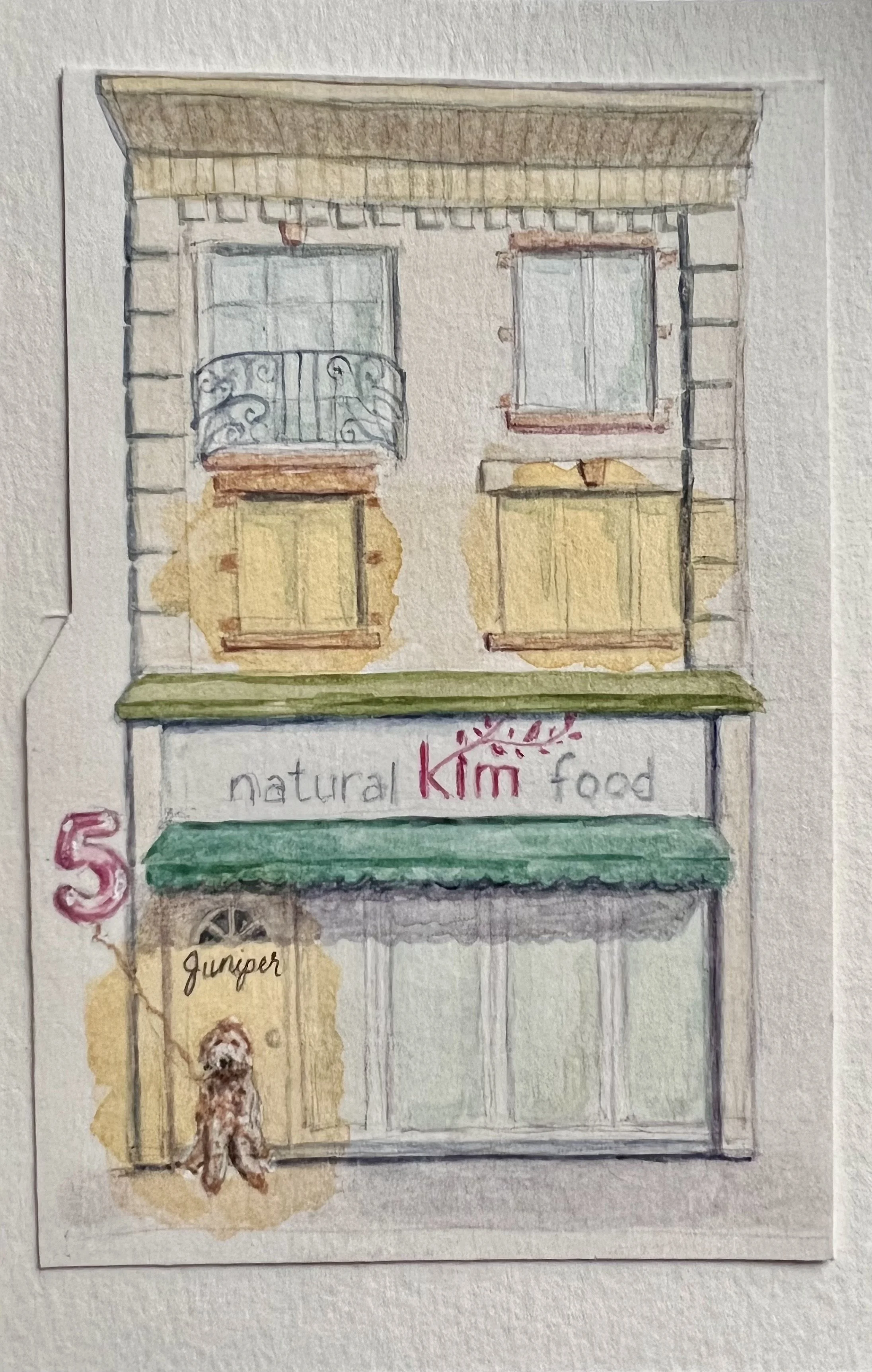 watercolour on paper