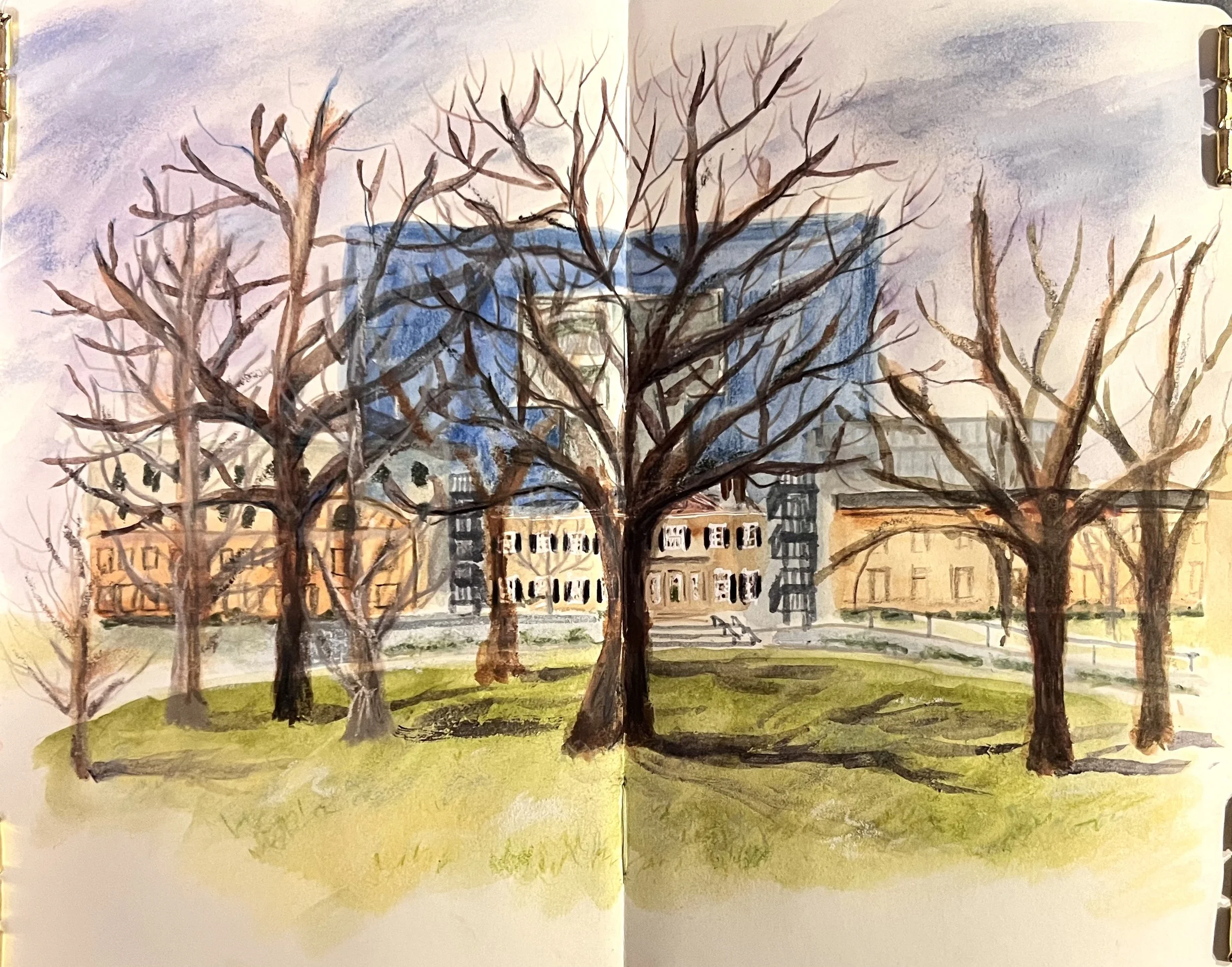 mixed media on paper