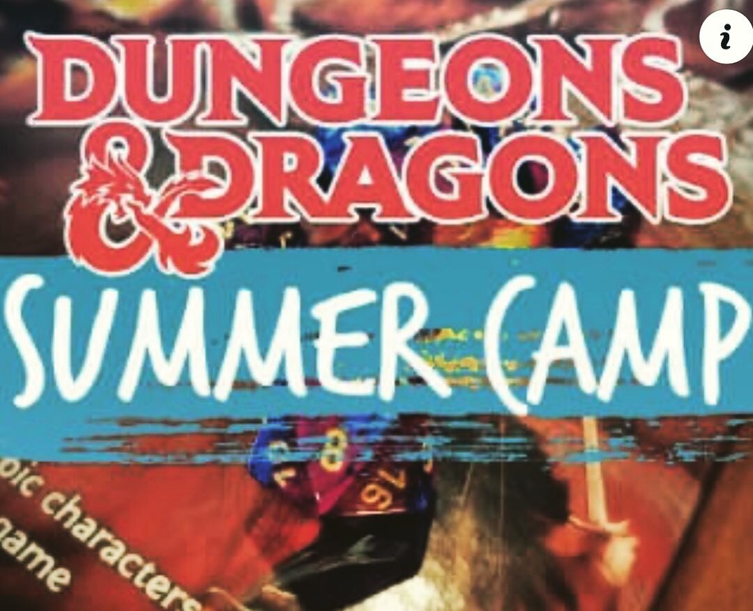 🌟 Calling all young adventurers! 🧙&zwj;♀️🧙&zwj;♂️ Don't miss out on the ultimate Dungeons and Dragons summer camp experience! 🏰✨ Our camp is filling up fast, and you won't want to miss the chance to embark on epic quests and make lifelong friends