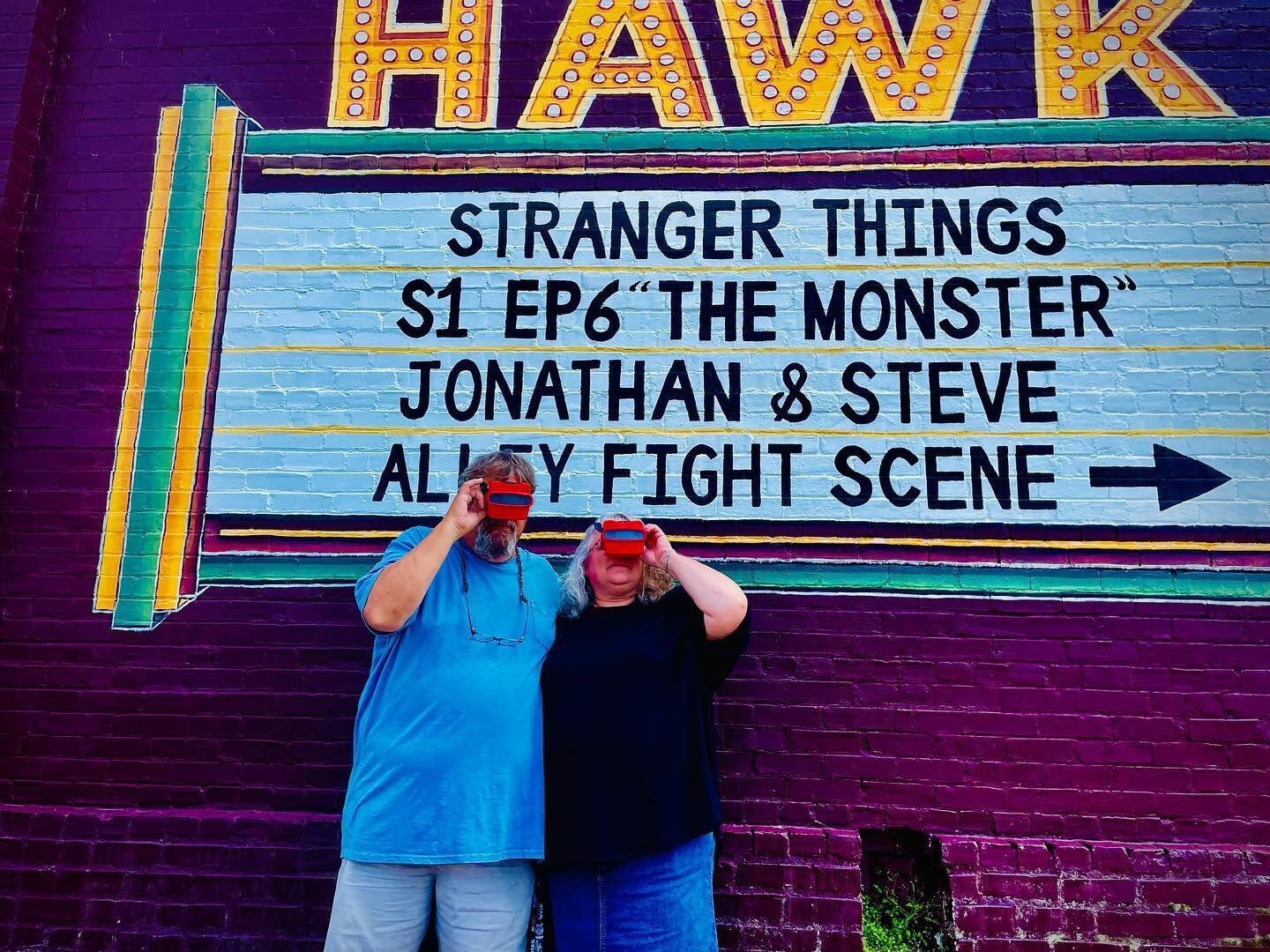 It was a perfect day in Hawkins! We had tour groups today from Pennsylvania to Augusta and we had a blast ALL DAY LONG. Stranger Things Fans are the best fans! TIX: www.strangertours.com 
#StrangerThings #StrangerThingsTour #DowntownHawkins #Stranger
