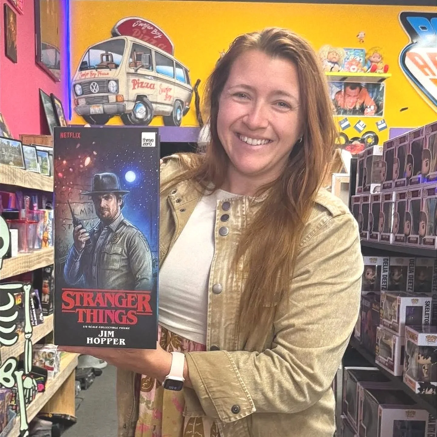 Shopping for stranger things collectibles at Hawkins Headquarters