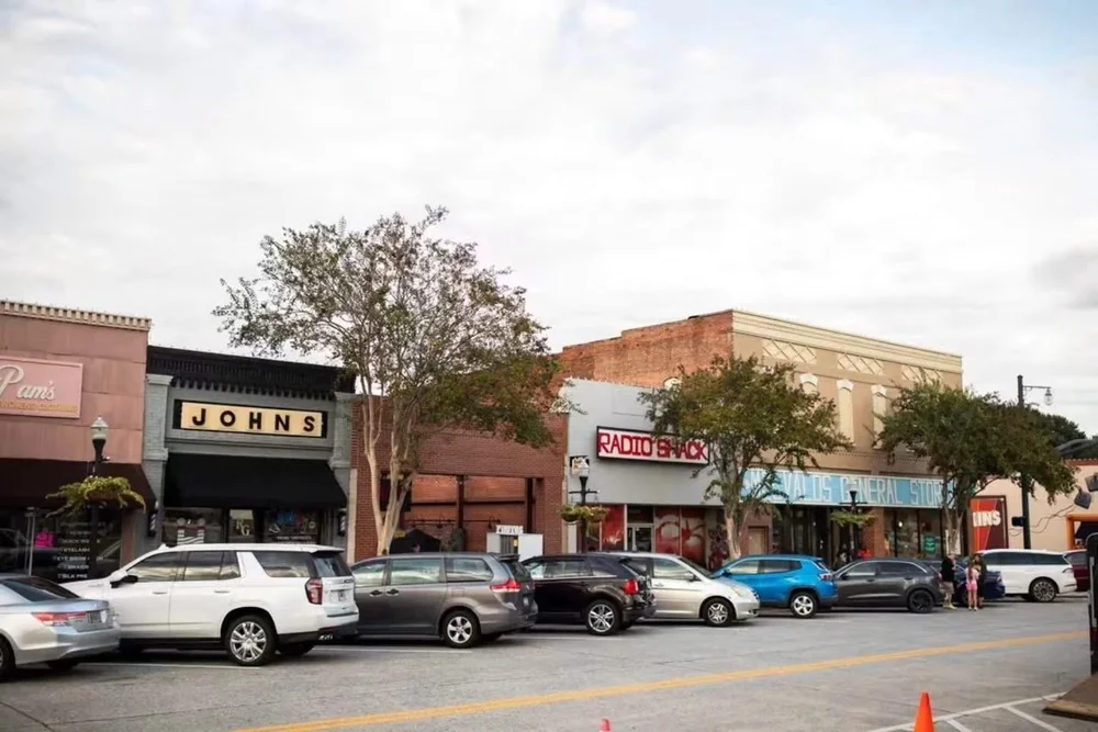 Real Stranger Things filming locations in downtown Jackson Georgia