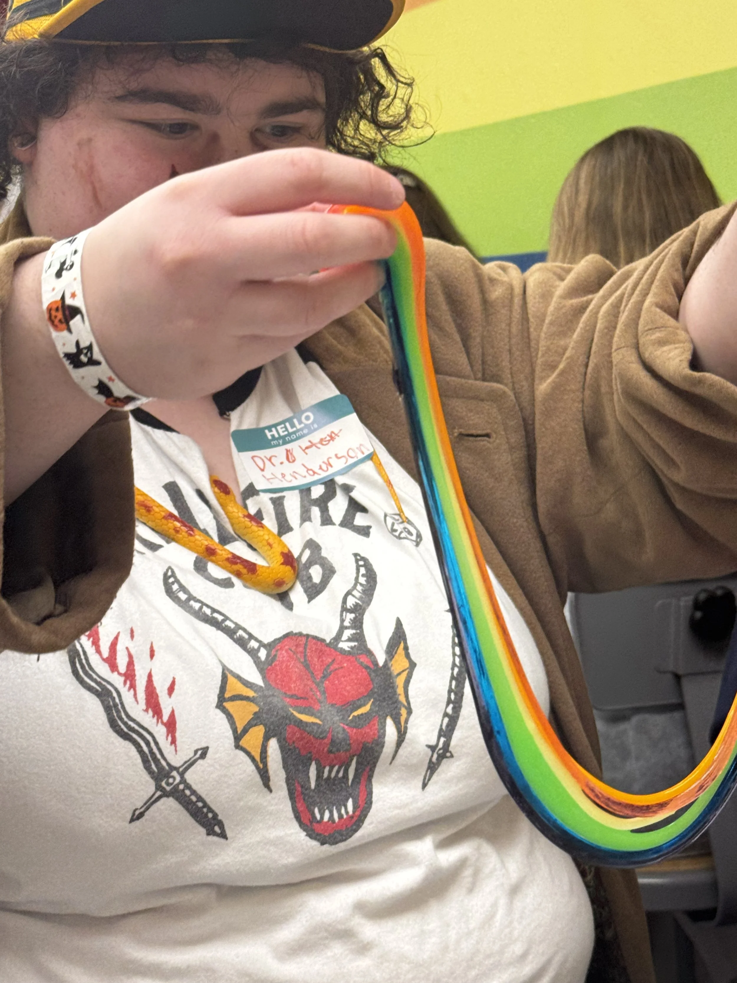 Slime lab at Stranger Tours is so fun. You get to play with all kinds of slime and make your own. We have it all year round