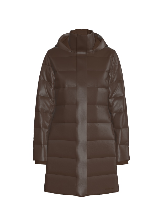 502853 W Down Winter Coat_Rich Coffee_Front.png