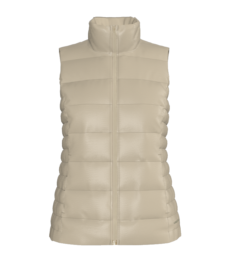9 FH22 W Down Puffer Vest 518678_Desert Khaki_Front.png