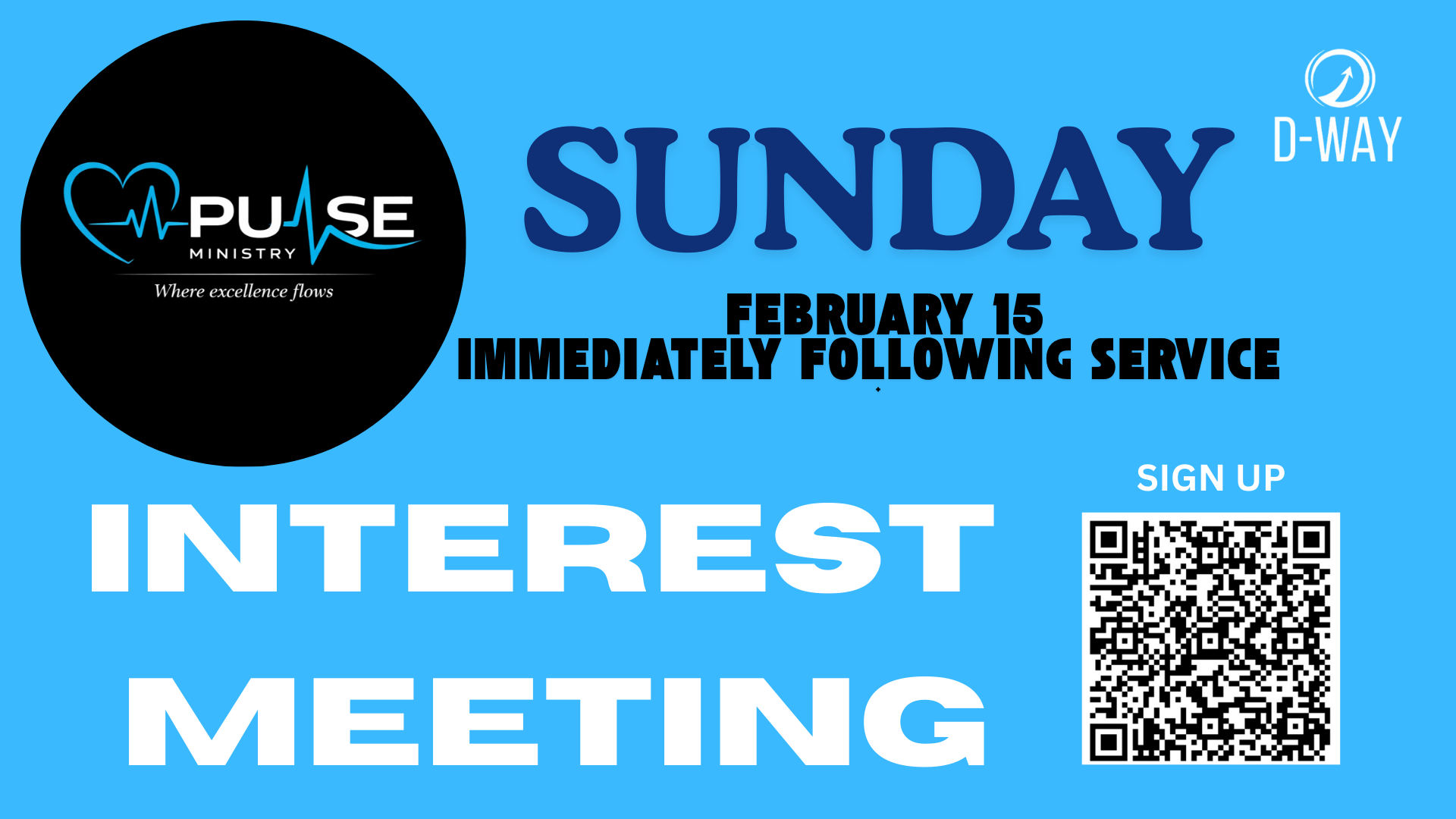 PULSE Ministry Interest Meeting 