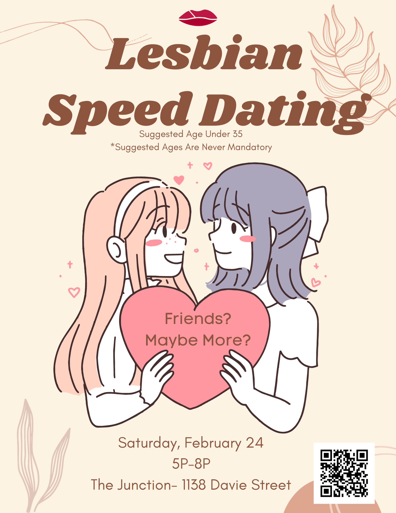 LHE is Braking in 2024 with Lesbian Speed Dating at The Junction