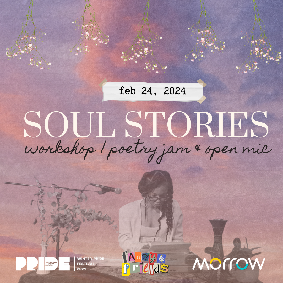 'Soul Stories': restorative workshop & poetry jam/open mic