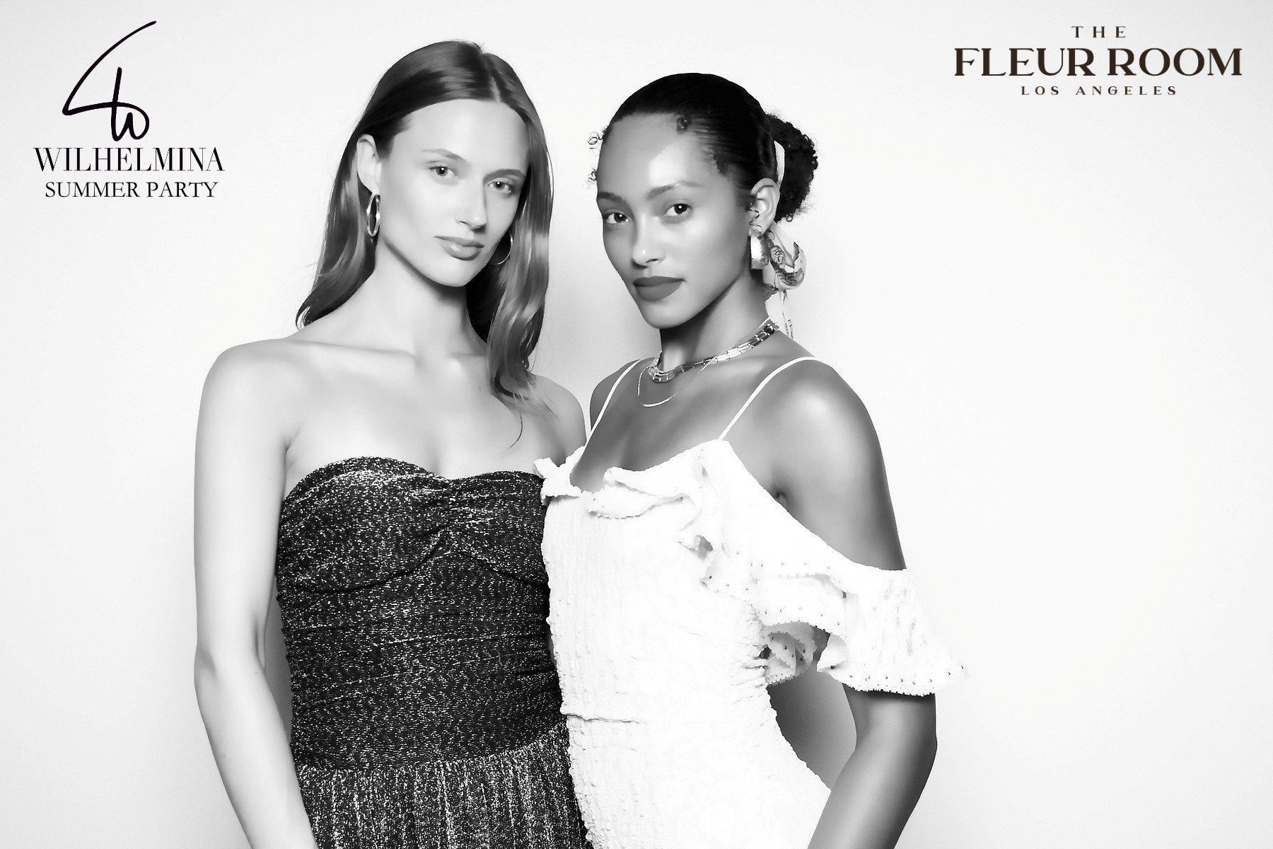 Black & white glam photo booth Woodland Hills, CA