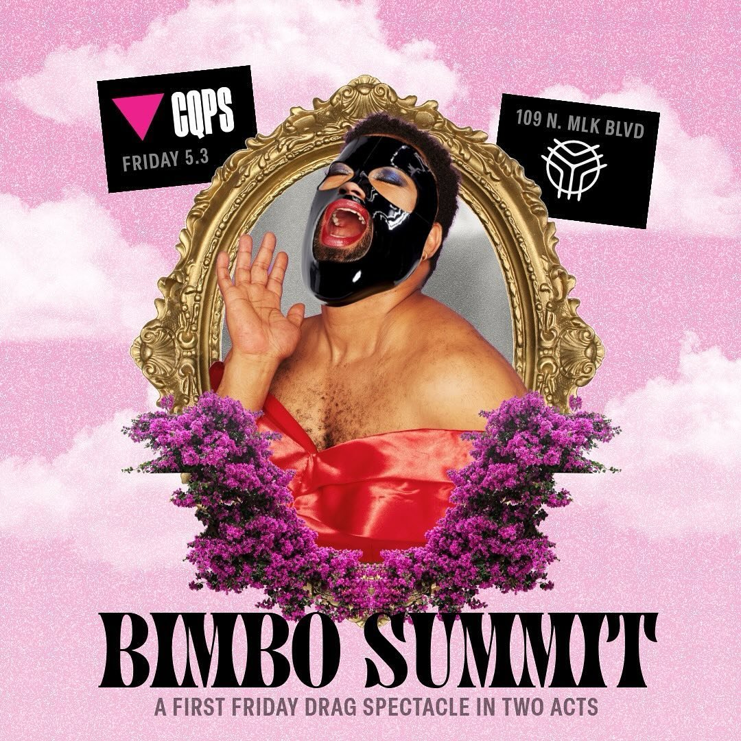 SHE&rsquo;S BAAACK! And she&rsquo;s is ready to serve it up hot! The #BIMBOSUMMIT will perform in two acts this Friday at @queerprairie. You do not want to miss this public-private drag spectacle performed as though the audience were not invited to e