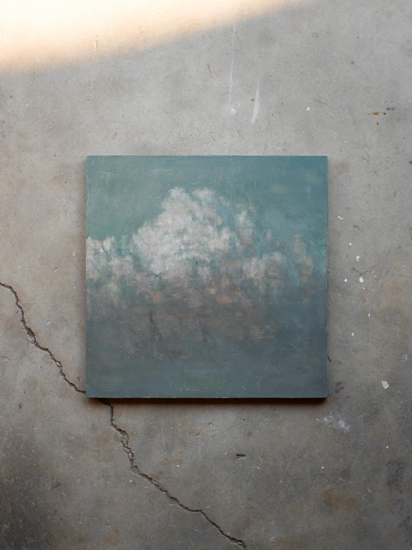 ESSENCE / 16x16 oil on wood panel 
Available soon through my website 
/
/
/
#art #artwork #artist #oilpainting #cloudscape