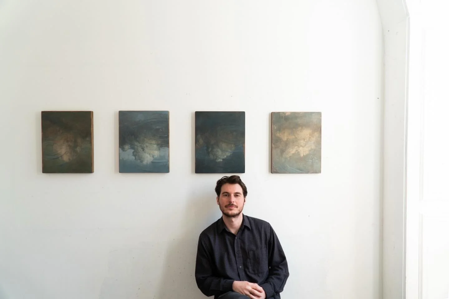 So grateful to have spent 3 weeks at @chateau_orquevaux to create this unique new series, I&rsquo;ll be releasing this collection on my site in the next couple months. 
.
.
.
#art #artist #artwork #oilpainting #contemporary