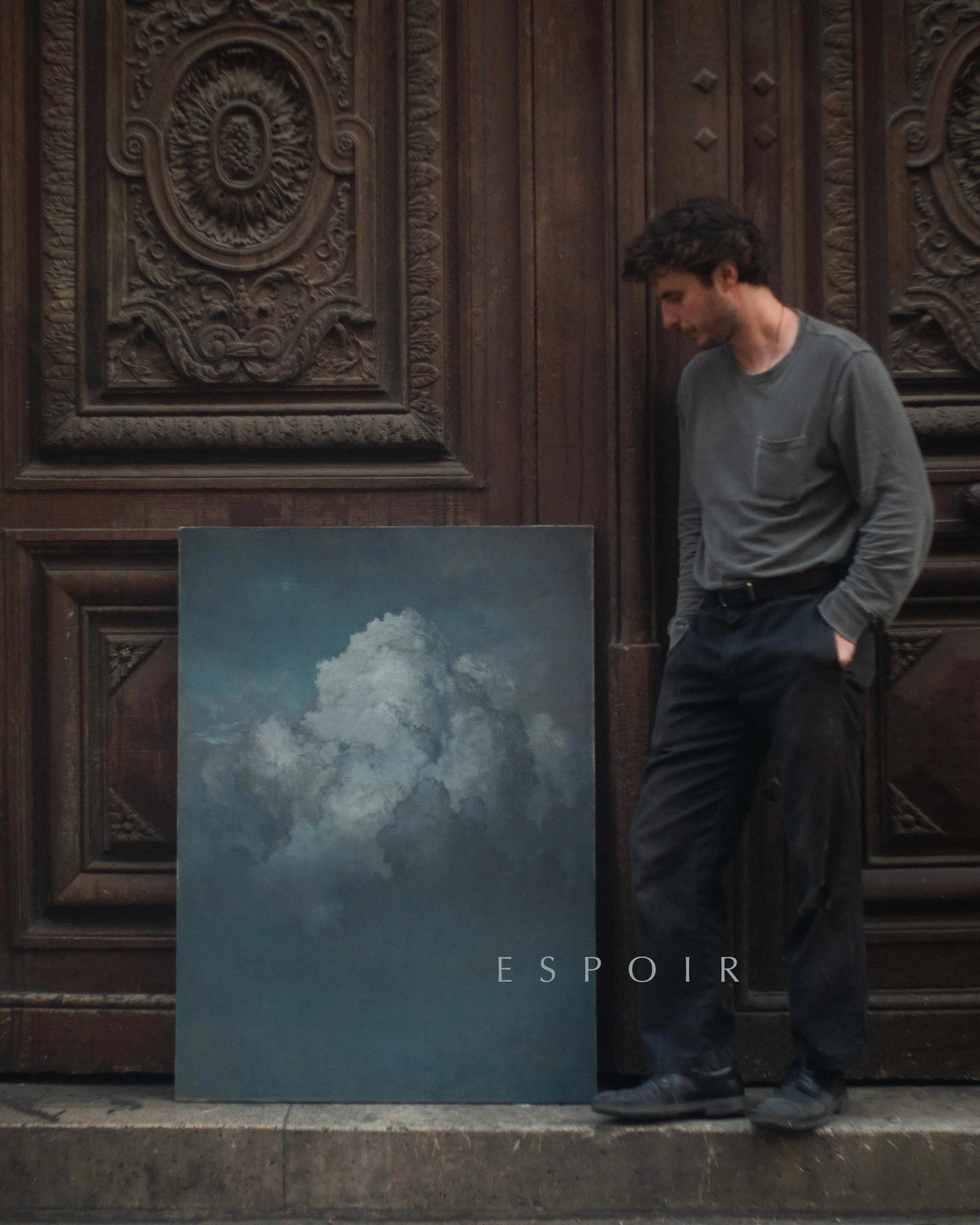 Espoir.
At the Door of Hope 
For @maisonbaillycurated 
.
.
.
#art #artist #artwork #contemporary #oilpainting