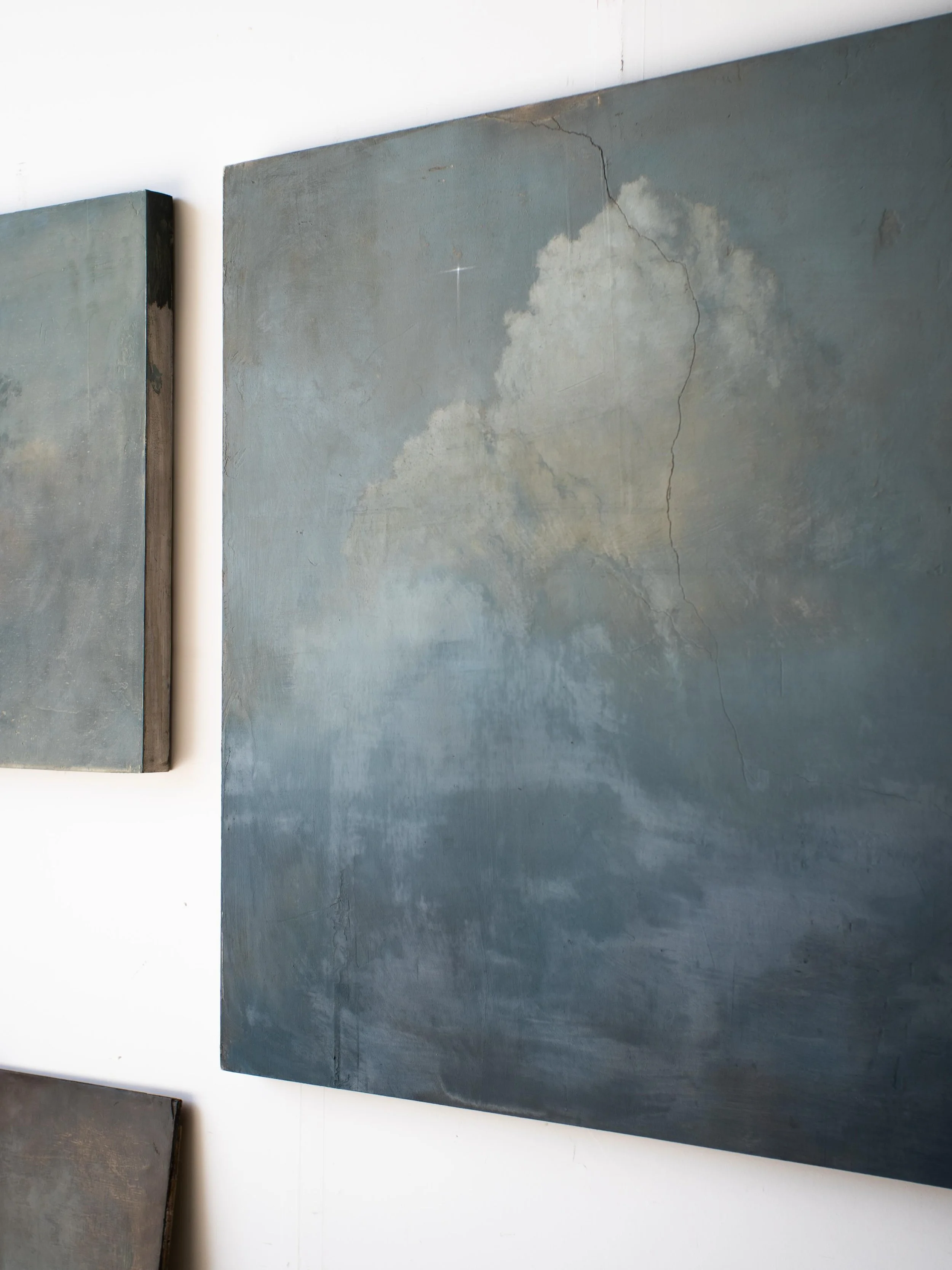 A new piece on the wall. 
Thinking of calling it &ldquo;Waiting&rdquo;
.
.
.
#art #artist #artwork #contemporary #oilpainting