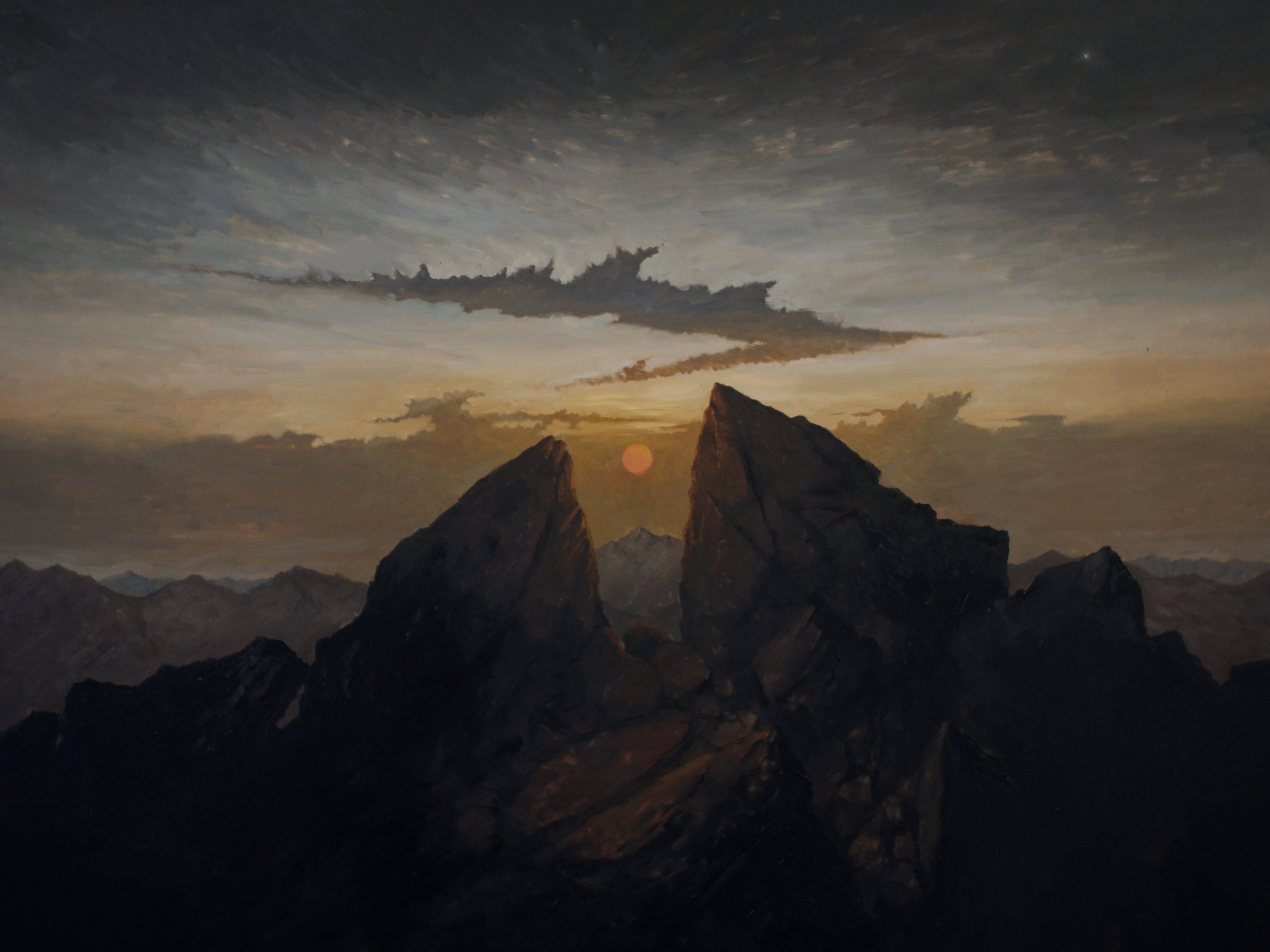 ''Ascend'' 36x48 Oil on Wood Panel, 2025