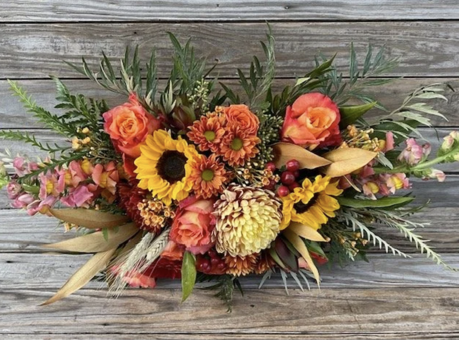 Bounty of the Harvest: Flower arranging class
