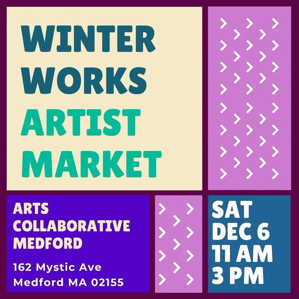 Discover something special this season at Winter Works, the Artist Market at Arts Collaborative Medford! Shop handmade gifts, meet local artists, and celebrate creativity in our cozy community space. 

Saturday, December 6. 11 AM &ndash; 3 PM

You&rs