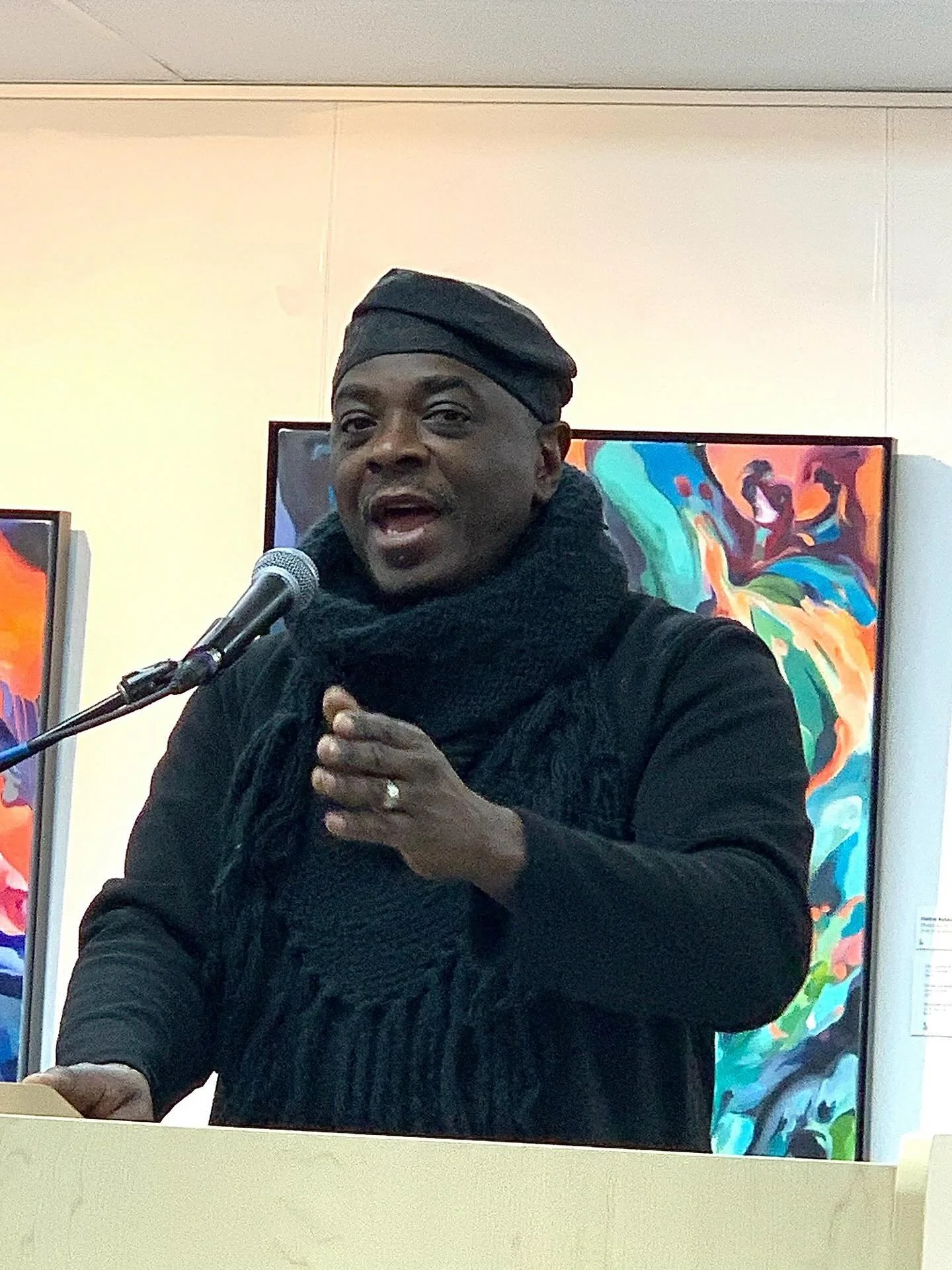 What a great way to close out 2025 with our open mic night featuring Regie Gibson, Massachusetts&rsquo;s first Poet Laureate! Say what!

And thank you Vijaya Sundaram for your tireless devotion to bringing poetry and song to ACM and our community!

W