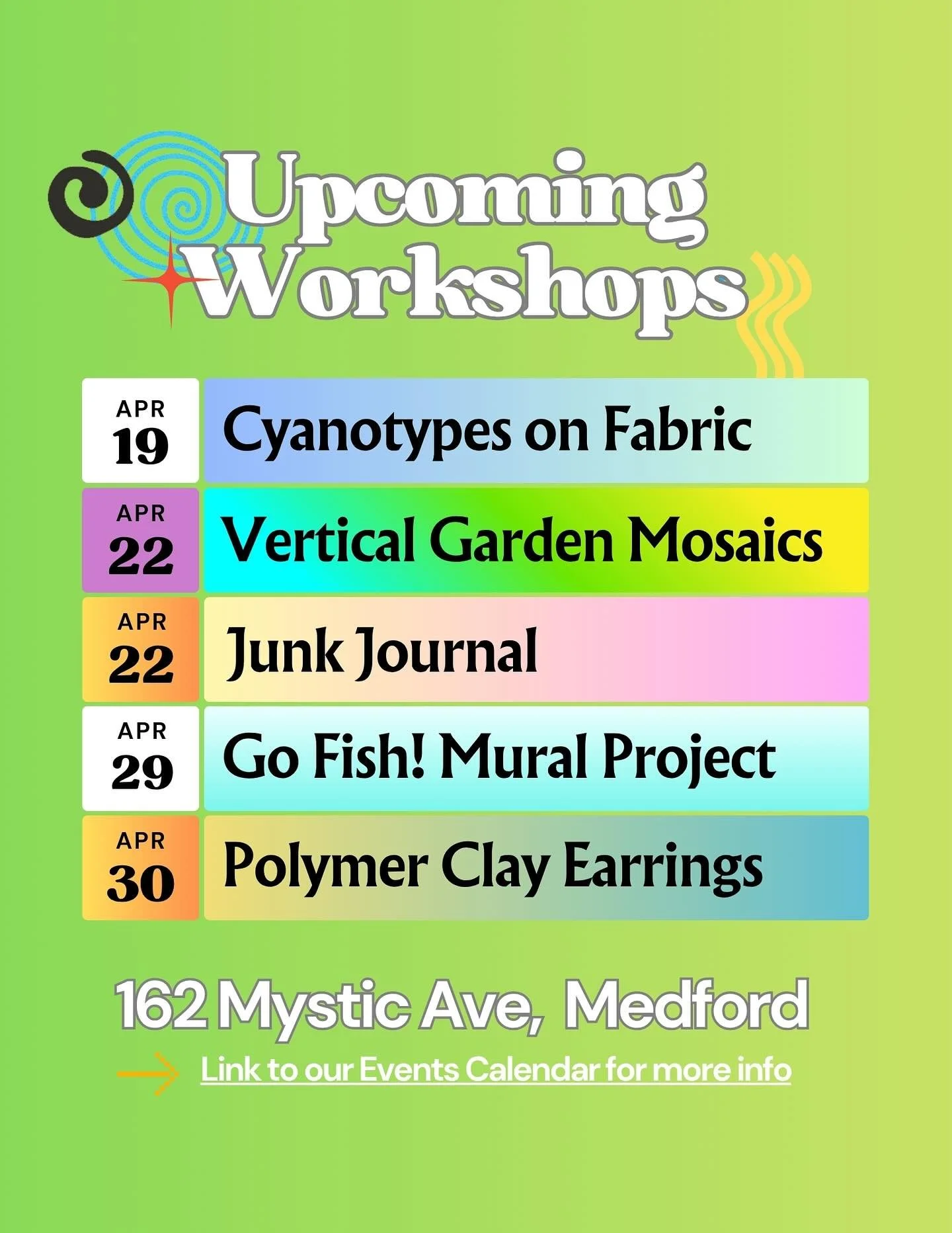 It&rsquo;s feeling like spring&mdash;nurture the green tendrils of your creativity with a class at ACM!

You can find these great workshops and much more on our website. And save with a membership while supporting our mission at the same time.

#arts