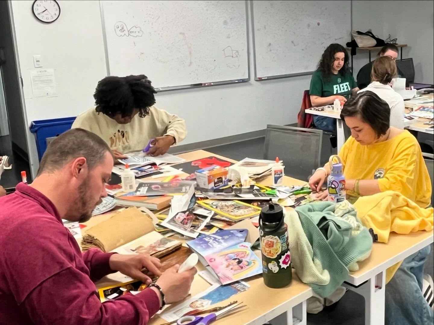 Collage Workshop, Friday June 5, 7&ndash;9pm
Led By: Leticia Priebe Rocha

Cost: $10/$20 

Join local poet and artist Leticia Priebe Rocha for a cathartic collaging workshop! You will be guided through an exciting process of discovery with different 