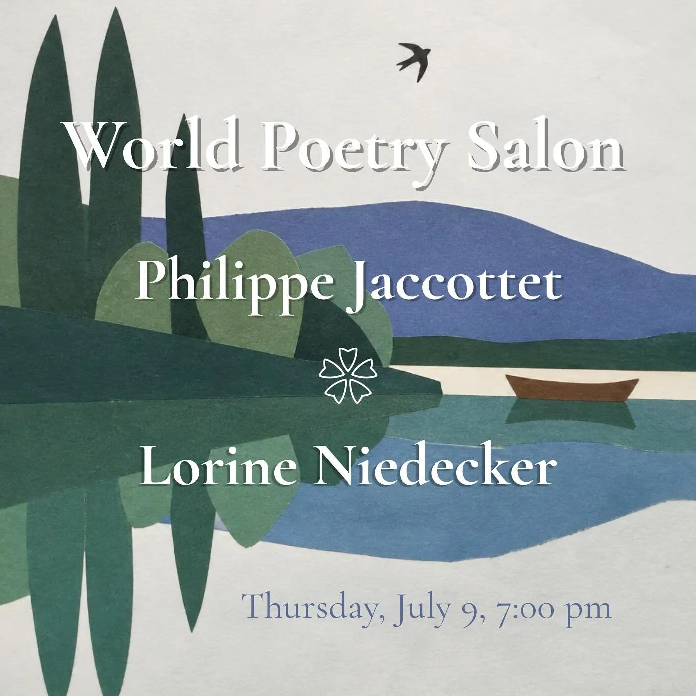 When you pare away the inessential, what remains?

Our next poetry salon features the spare, luminous work of Franco-Swiss writer Philippe Jaccottet and American poet Lorine Niedecker. 

Join us on Thursday, July 9, for a close look at what can be ma