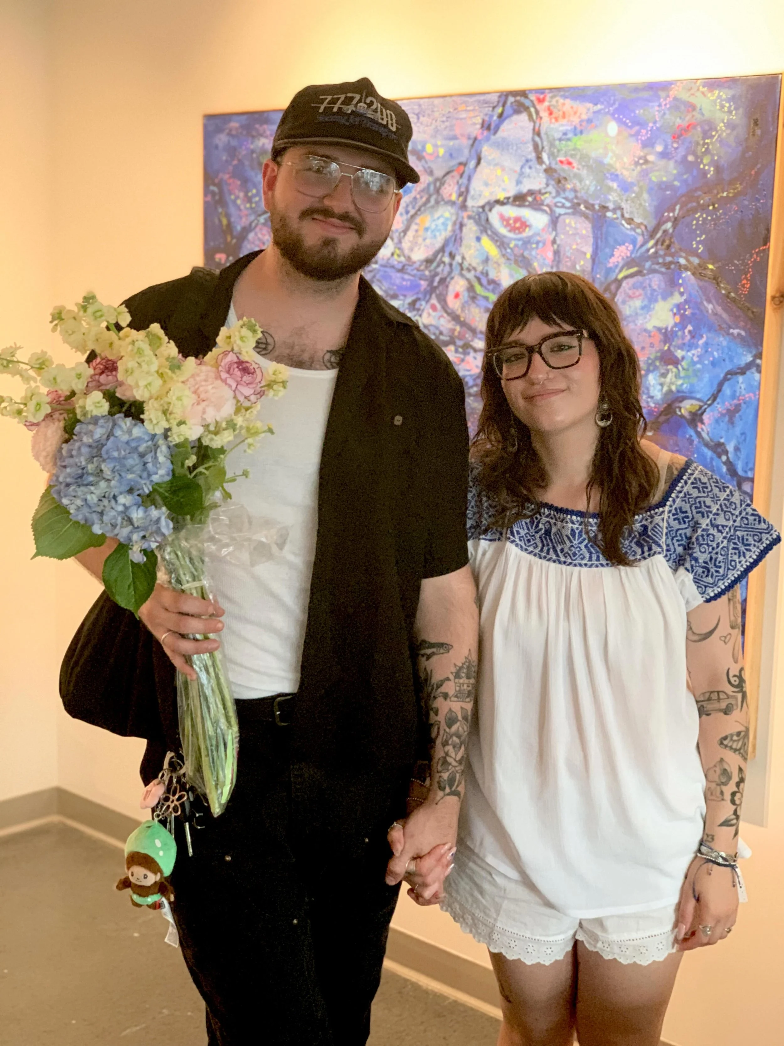 Congratulations to Ethan and Luz on a fantastic opening for their show &ldquo;(Hot) Tamales: Home is a Feeling.&rdquo; And on their wedding the same weekend! ❤️

Check out this exhibition of paintings, prints, books, costumes, ceramics, and more! Sor