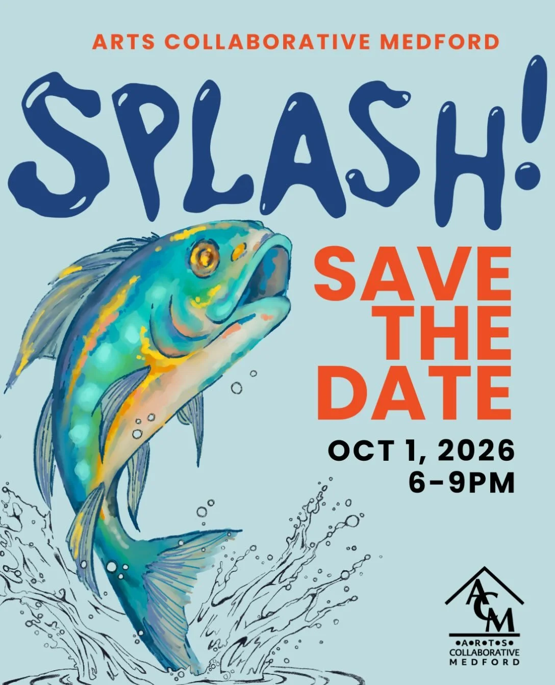 We&rsquo;re making waves... 🌊 Mark your calendars for SPLASH, our biggest celebration of the year, on October 1, 2026. 

You&rsquo;ll enjoy an evening of art and community while supporting our goal to make ACM&rsquo;s programs accessible for everyon