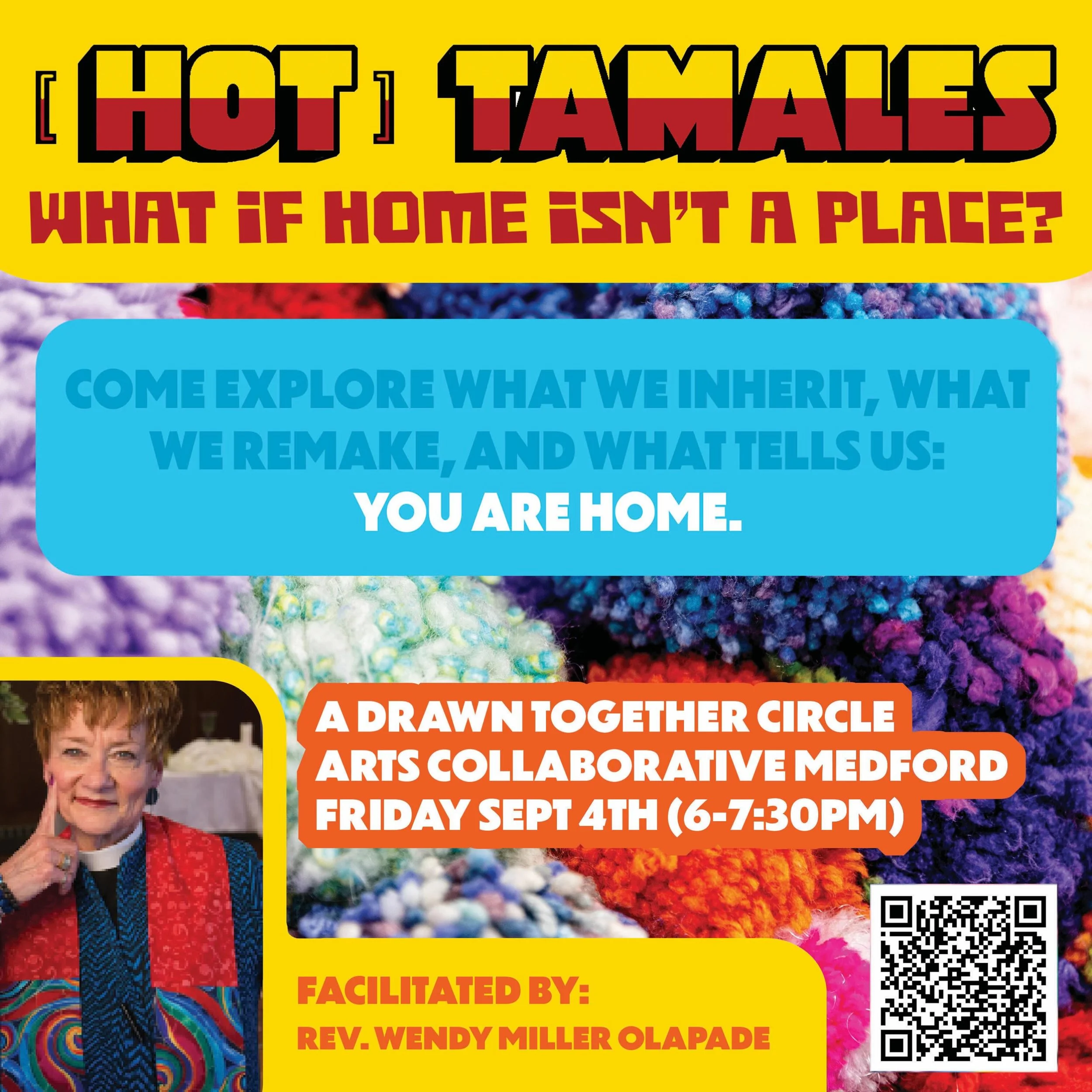 Next Friday! 6-7:30pm, free and open to the public. Artists Ethan LeBlanc and Liz Palou Garcia will be in our gallery and in conversation about how we define home. You don&rsquo;t want to miss it and the final look at (Hot) Tamales! 

#artscollaborat