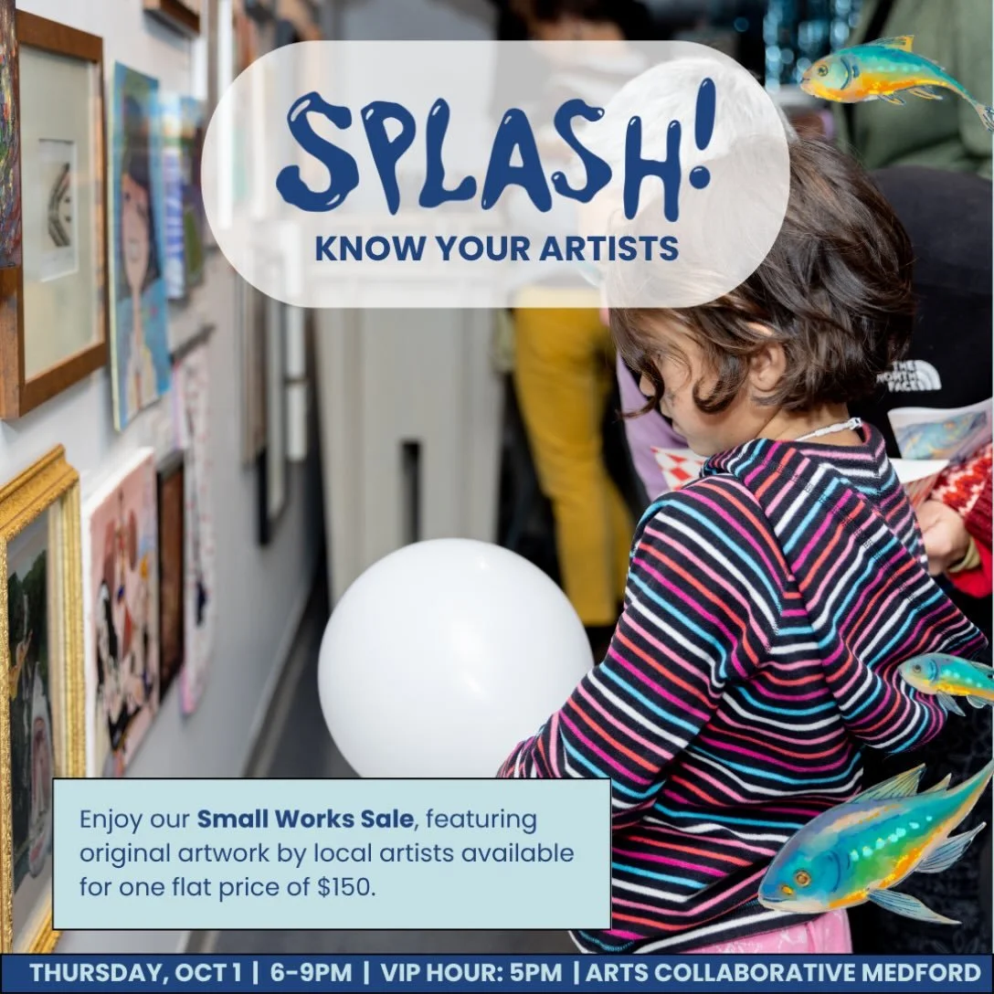 Starting when doors open, you can shop for original artwork available exclusively at SPLASH! 

More than 70 small works are being offered to attendees on October 1st, each for a fixed price of $150. Proceeds benefit the makers and ACM together!

Earl