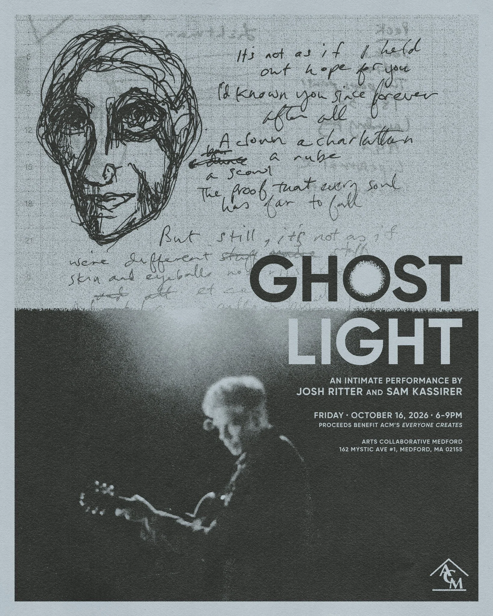 This Friday!&mdash;Only a few tickets left for a live performance at ACM with Josh Ritter and Sam Kassirer! October 16 from 6:00 to 9:00 p.m.

As part of our current exhibit "Ghost Light," musicians Josh Ritter and Sam Kassirer will come to