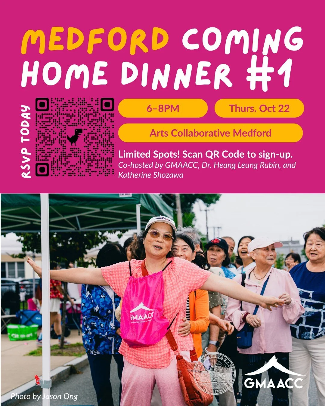 Where do you feel belonging? What does belonging look like, feel like, taste like to you?

This fall, the Greater Malden Asian American Community Coalition (GMAACC) is  co-hosting a series of AAPI family-style meals for our project Home is a Body: Nu