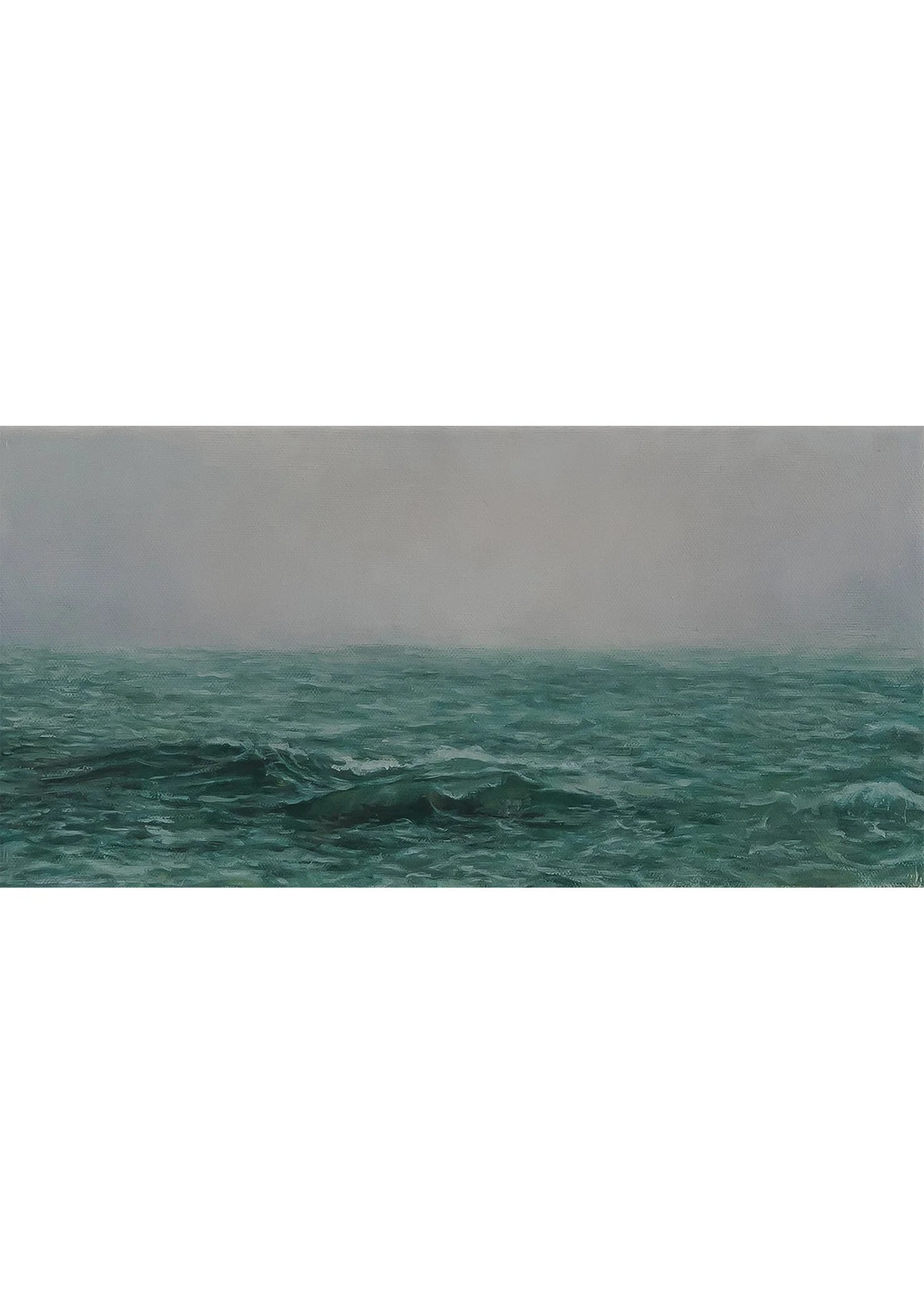 Foggy Morning, 7"x14"