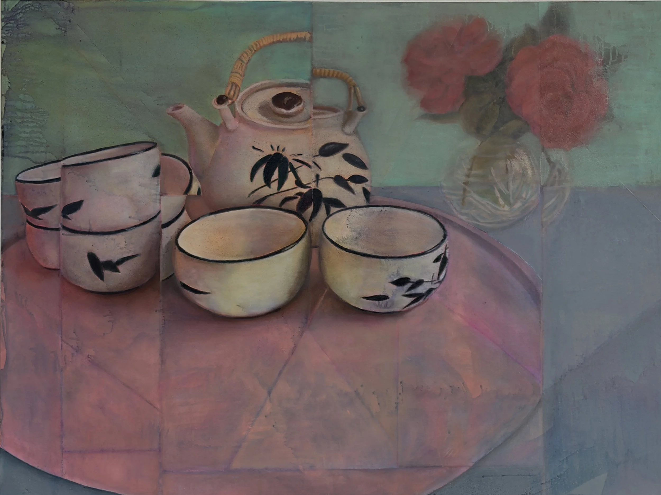 The Wedding Present, Oil and ink on canvas, 30"x40", 2026