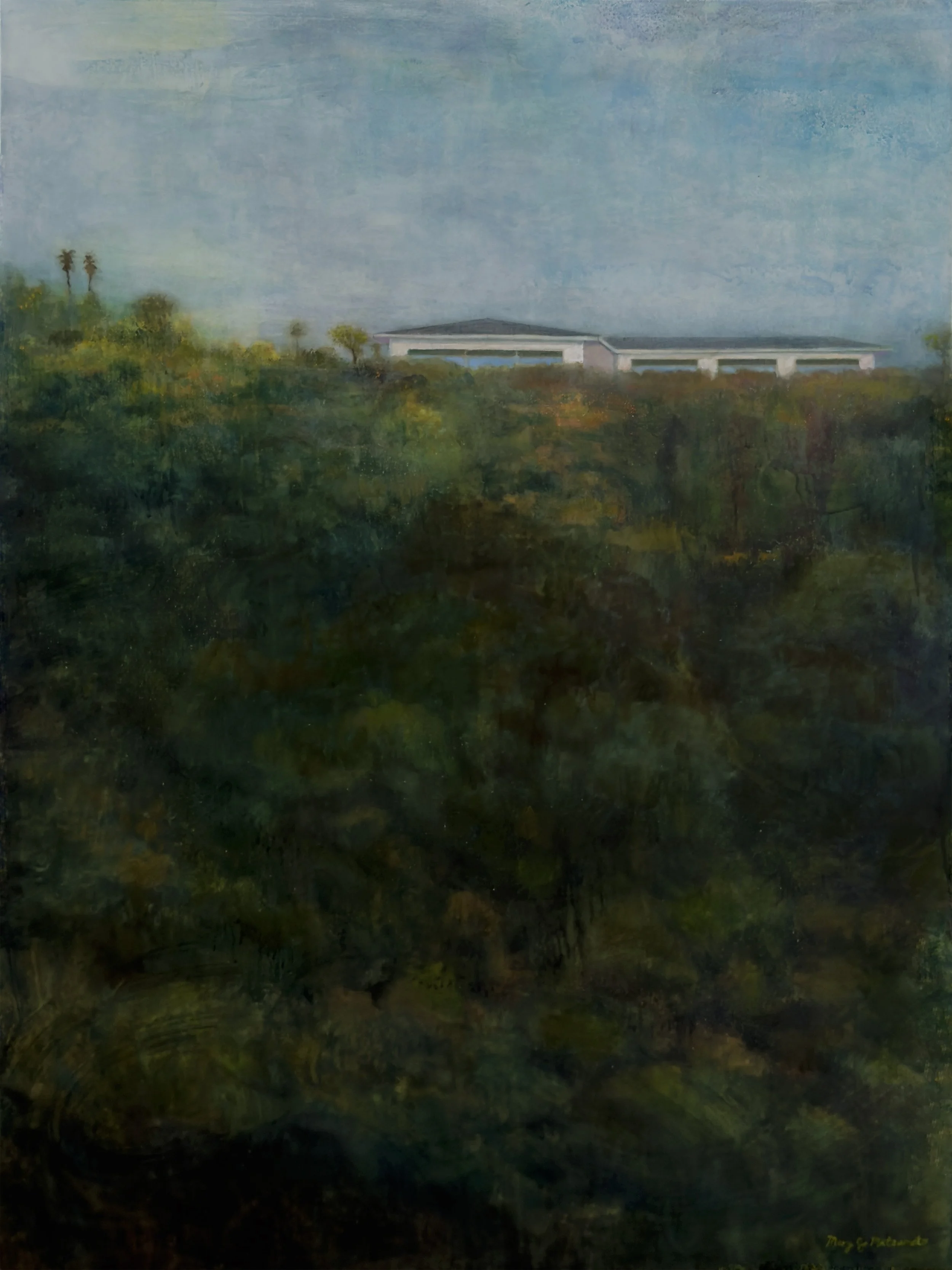 House of Mirth, Oil and ink on canvas, 30"x40", 2026
