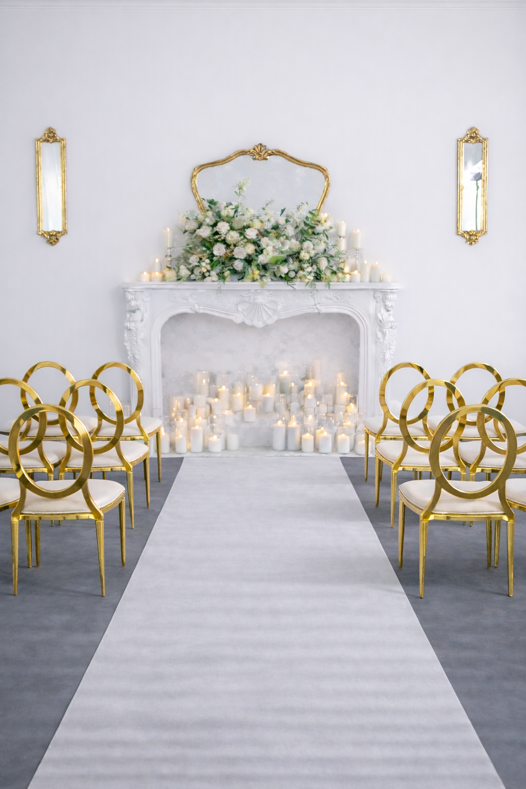 Fireplace Mantel - ceremony Nook 