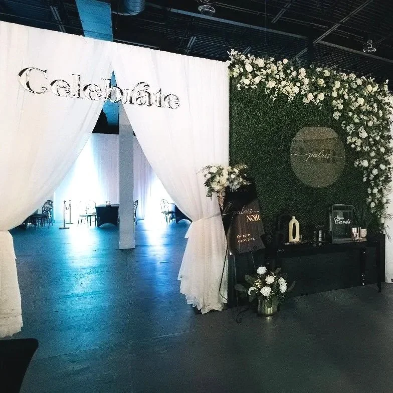 Draped Venue Entrence