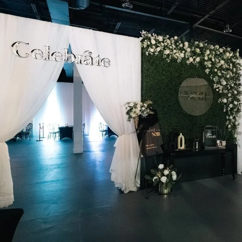 Draped Venue Entrence