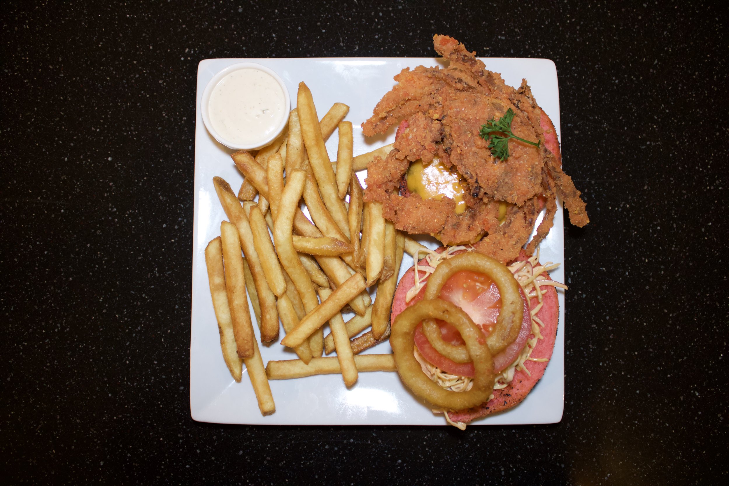 Crab Burger (Surf + Turf)