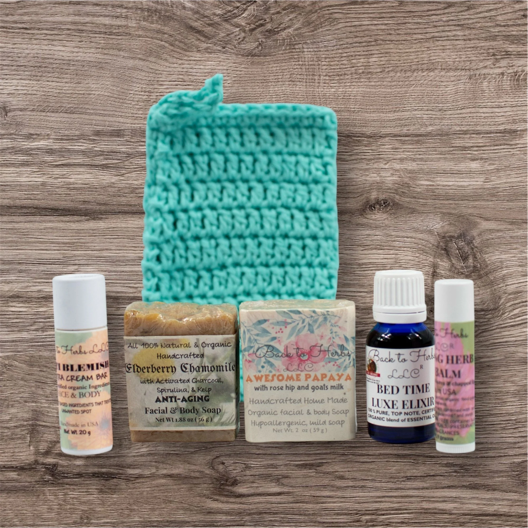 Complete Facial Care Set- Elderberry Papaya Gift Set