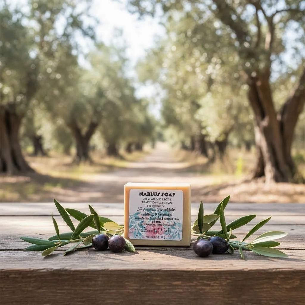 Nablus unscented Olive Soap for Sensitive Skin