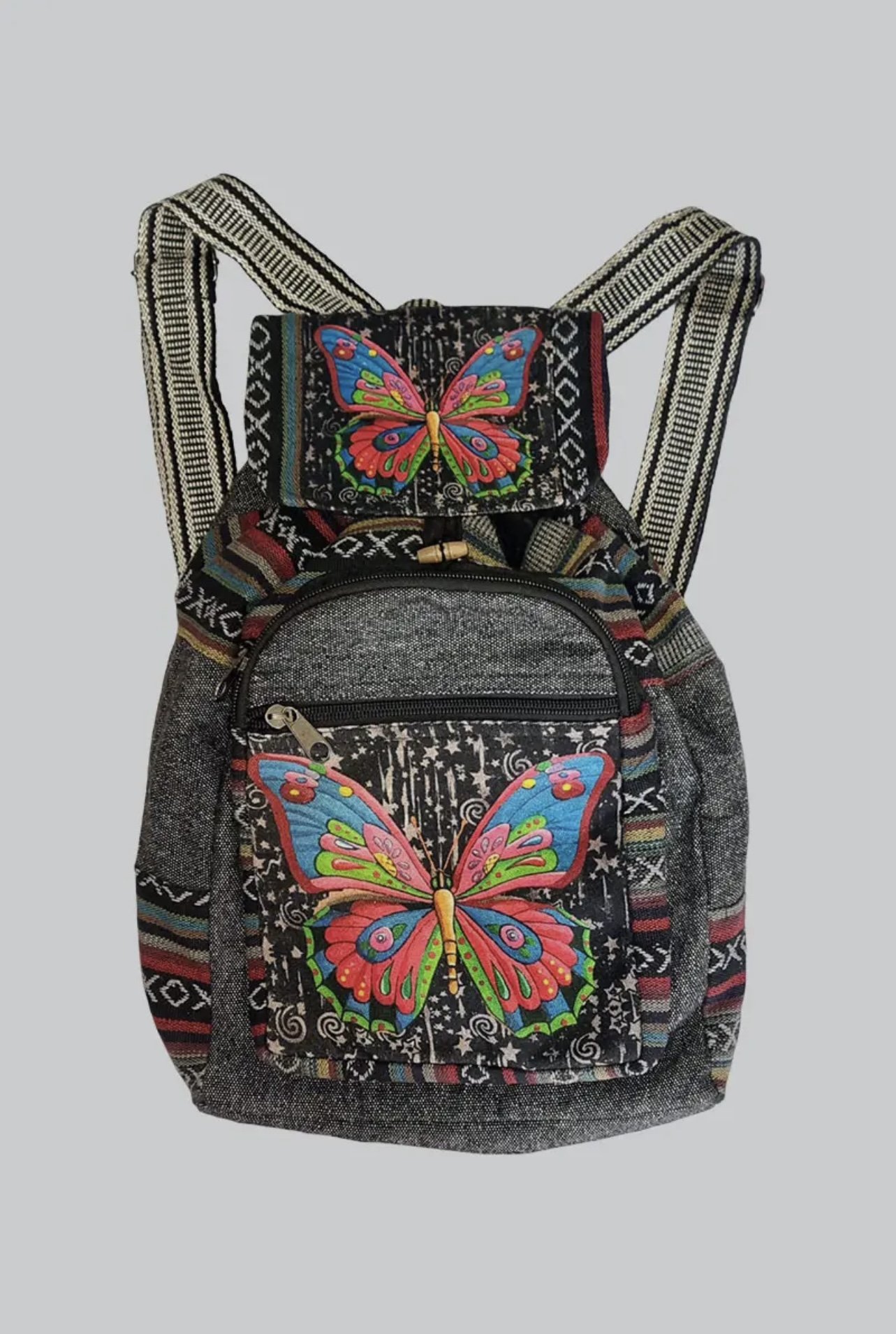 Butterfly print backpack