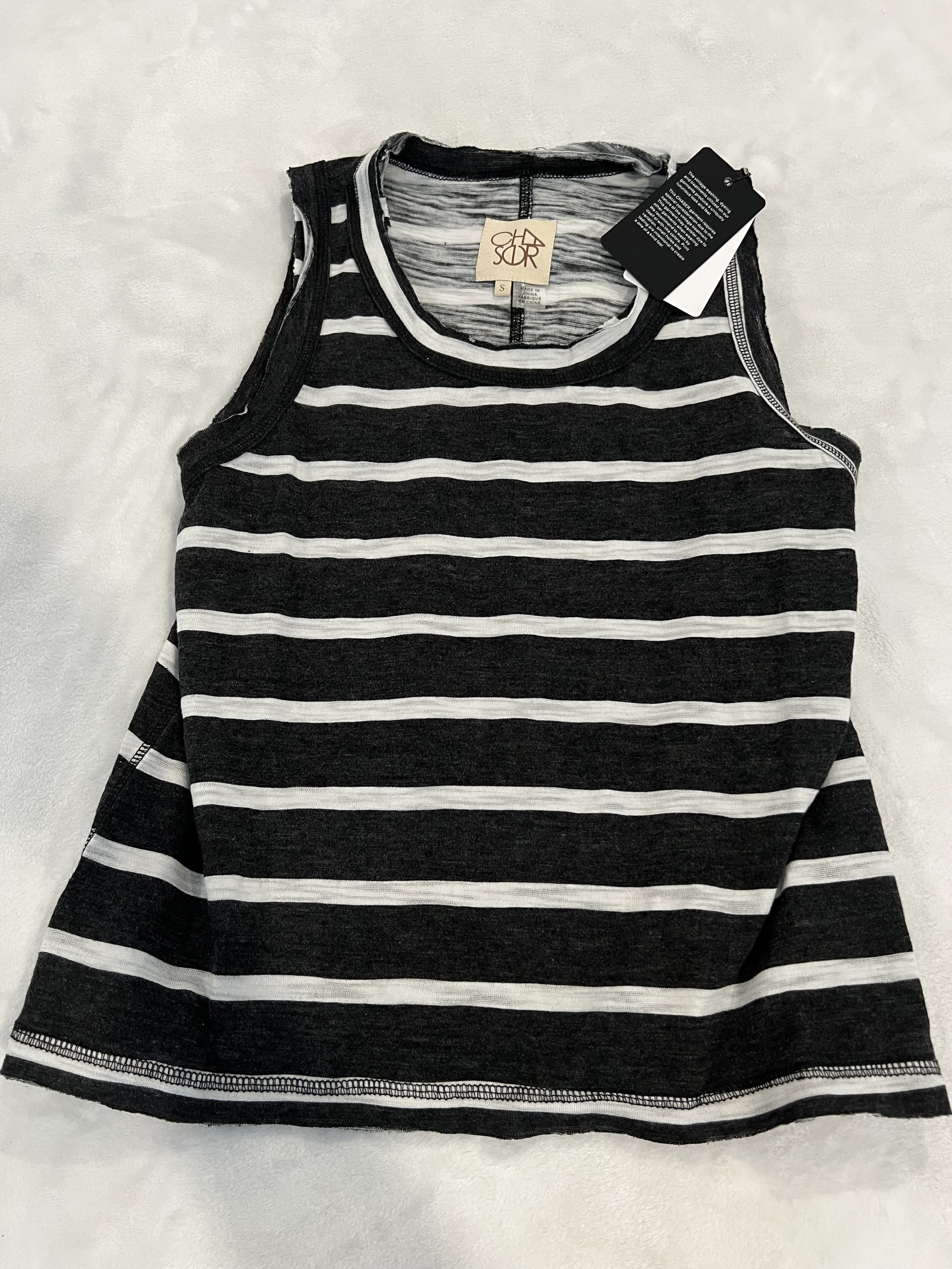 Chaser striped tank top Size S