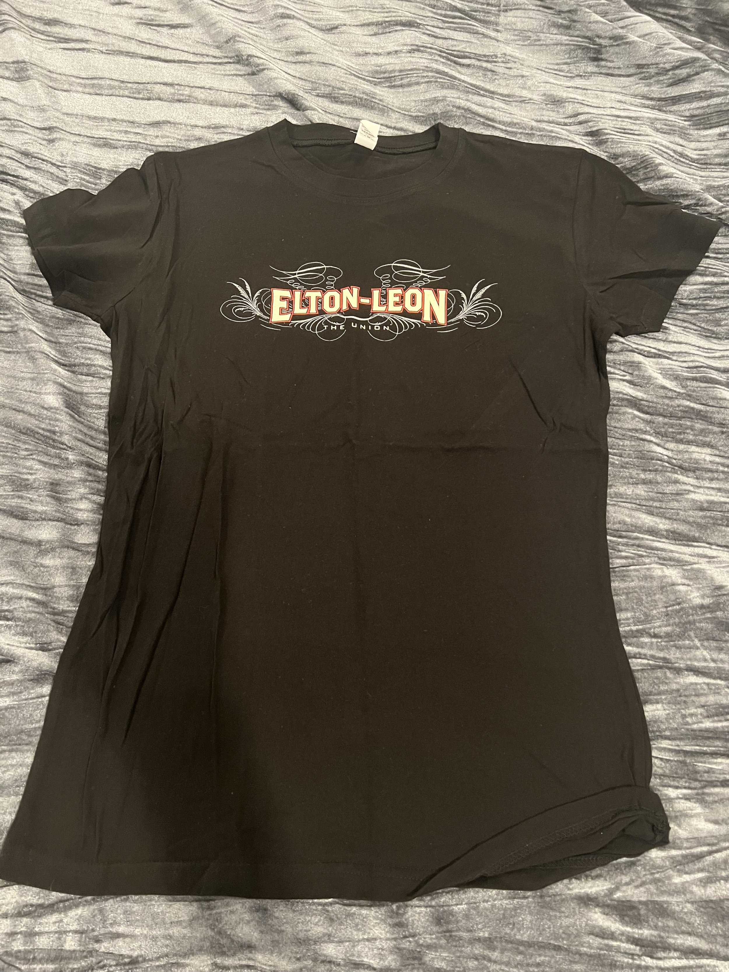 Elton Leon Black Women's T-Shirt Size