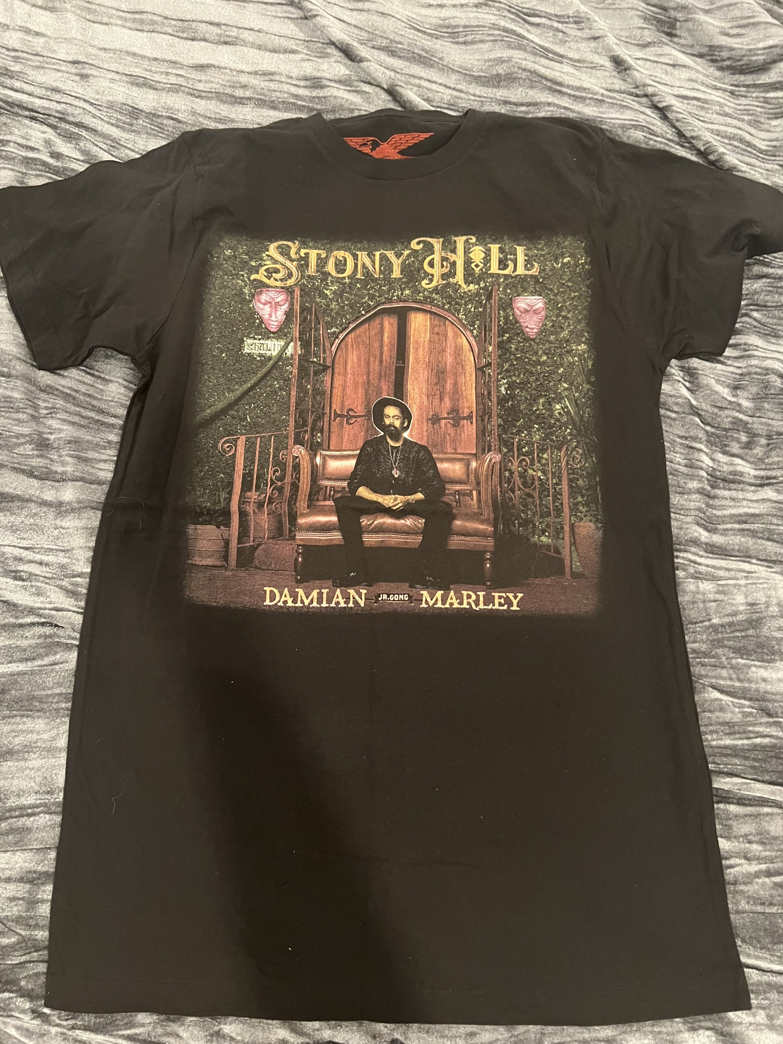 Stony Hill Black Graphic T-Shirt Size S